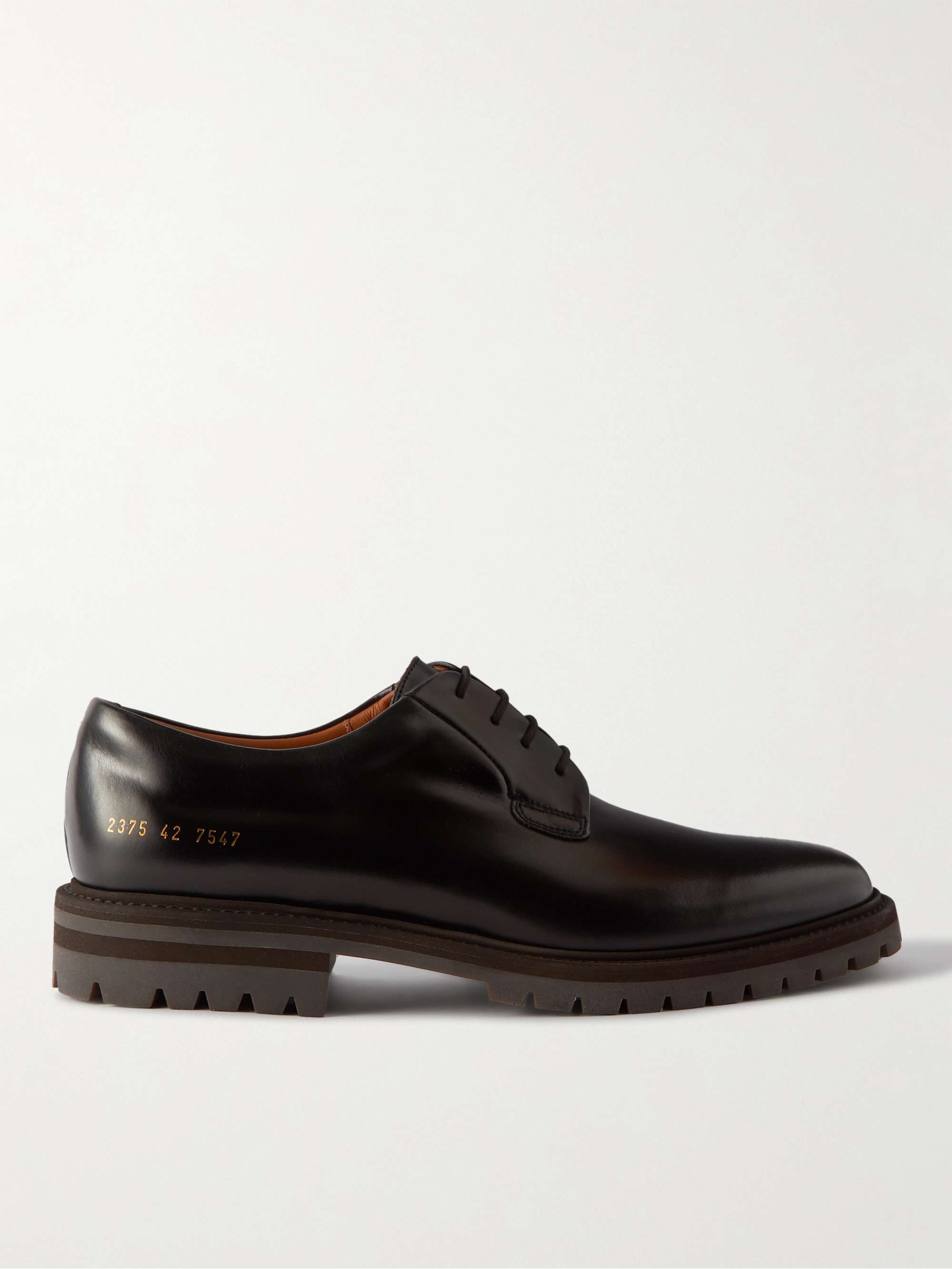 Pre-owned Common Projects Derby Black 2375-7547 Shoes