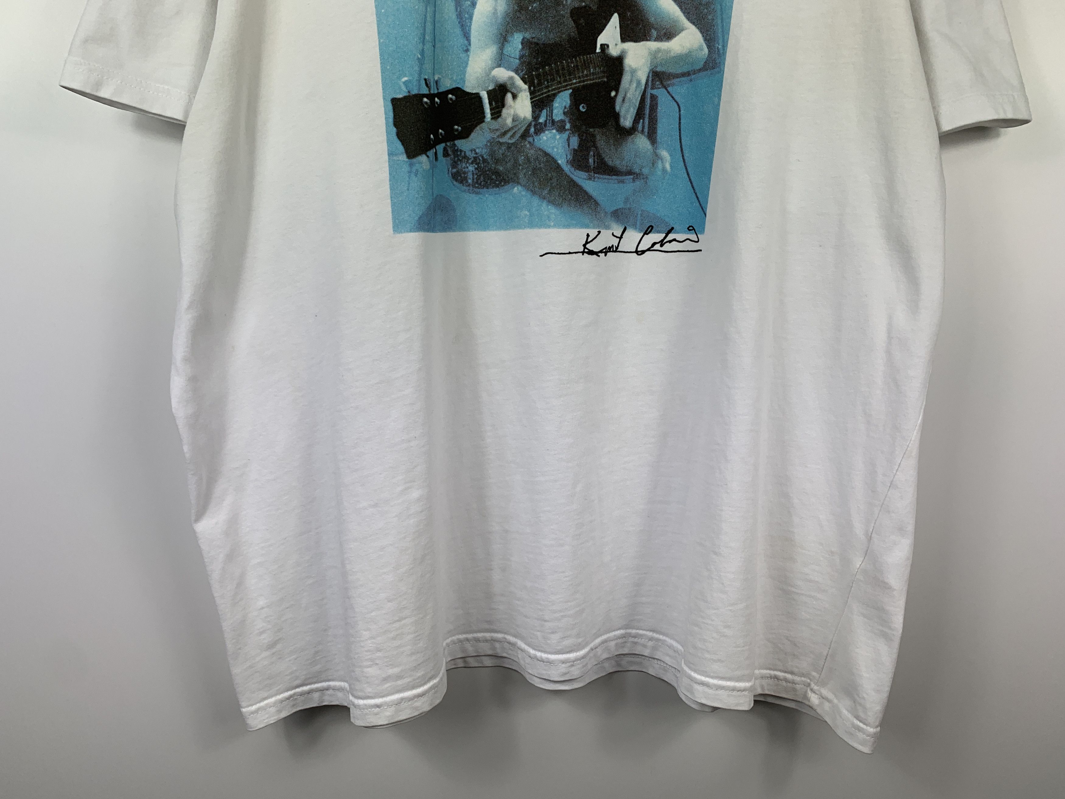 Band Tees × Nirvana Mens 2019 Nirvana Kurt Cobain T-shirt White Size XXL Size US XXL / EU 58 / 5 - 3 Thumbnail