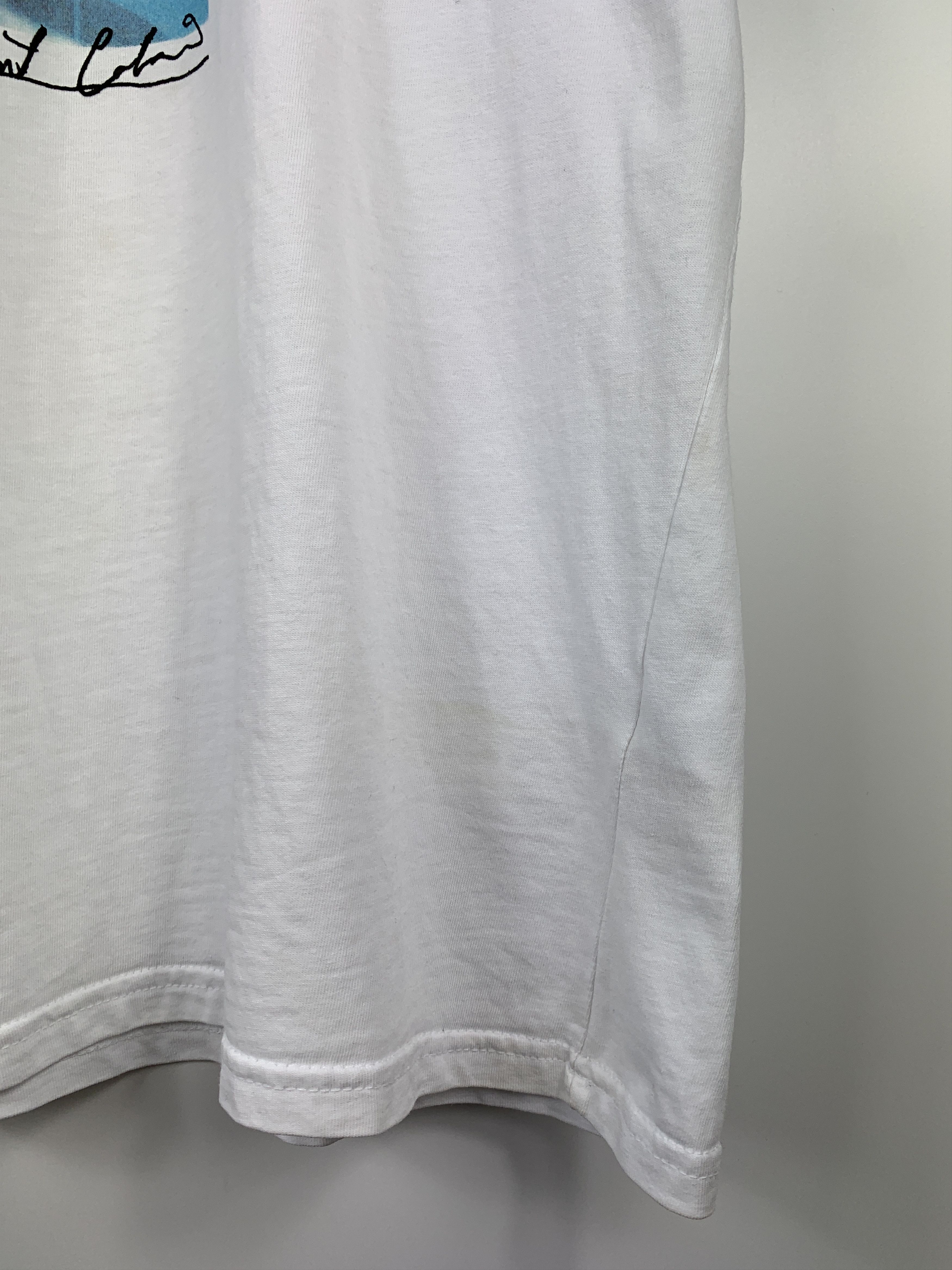 Band Tees × Nirvana Mens 2019 Nirvana Kurt Cobain T-shirt White Size XXL Size US XXL / EU 58 / 5 - 4 Thumbnail