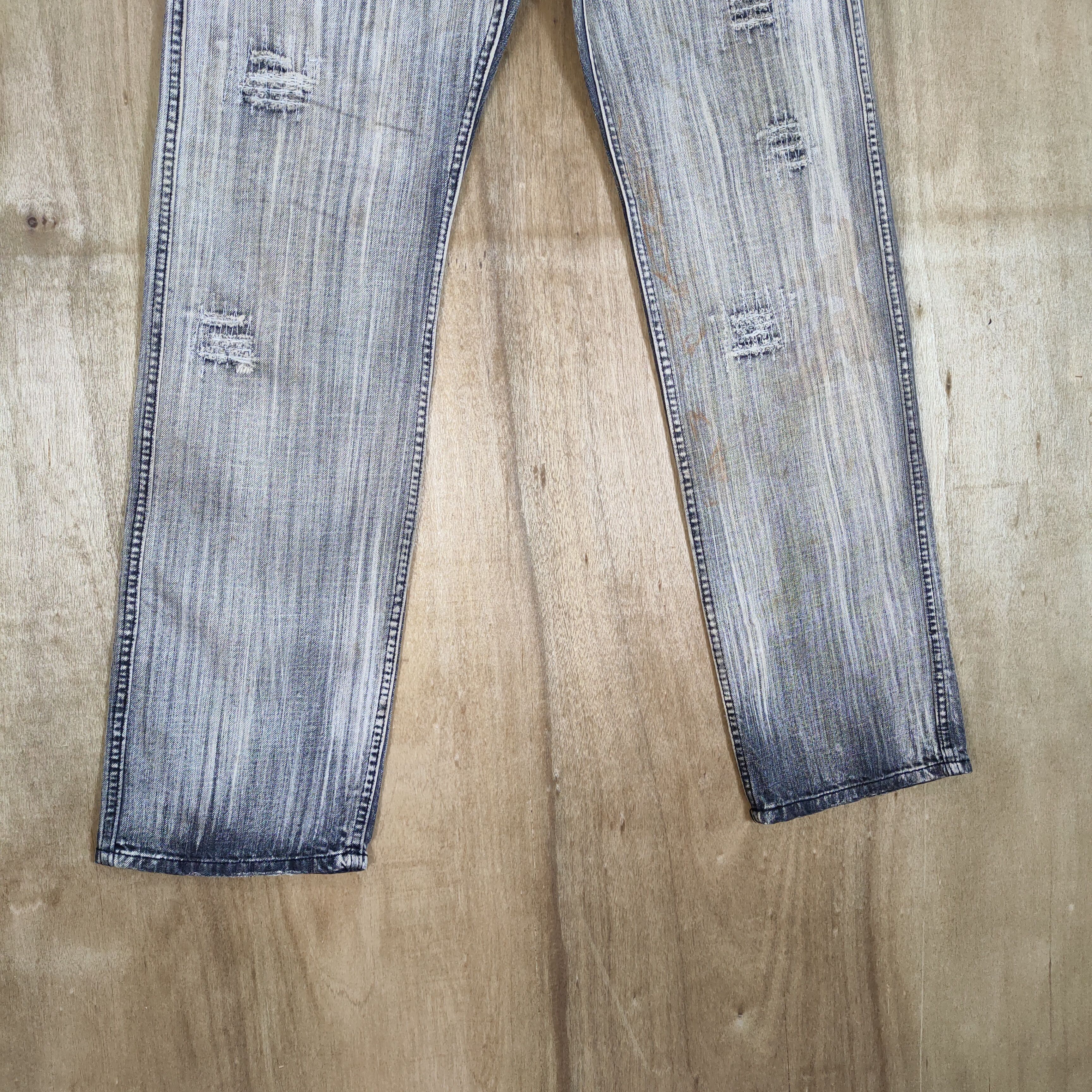 Japanese Brand VINTAGE JAPANESE STRAIGHT FADED JEANS DENIM PANTS Size US 34 / EU 50 - 3 Thumbnail