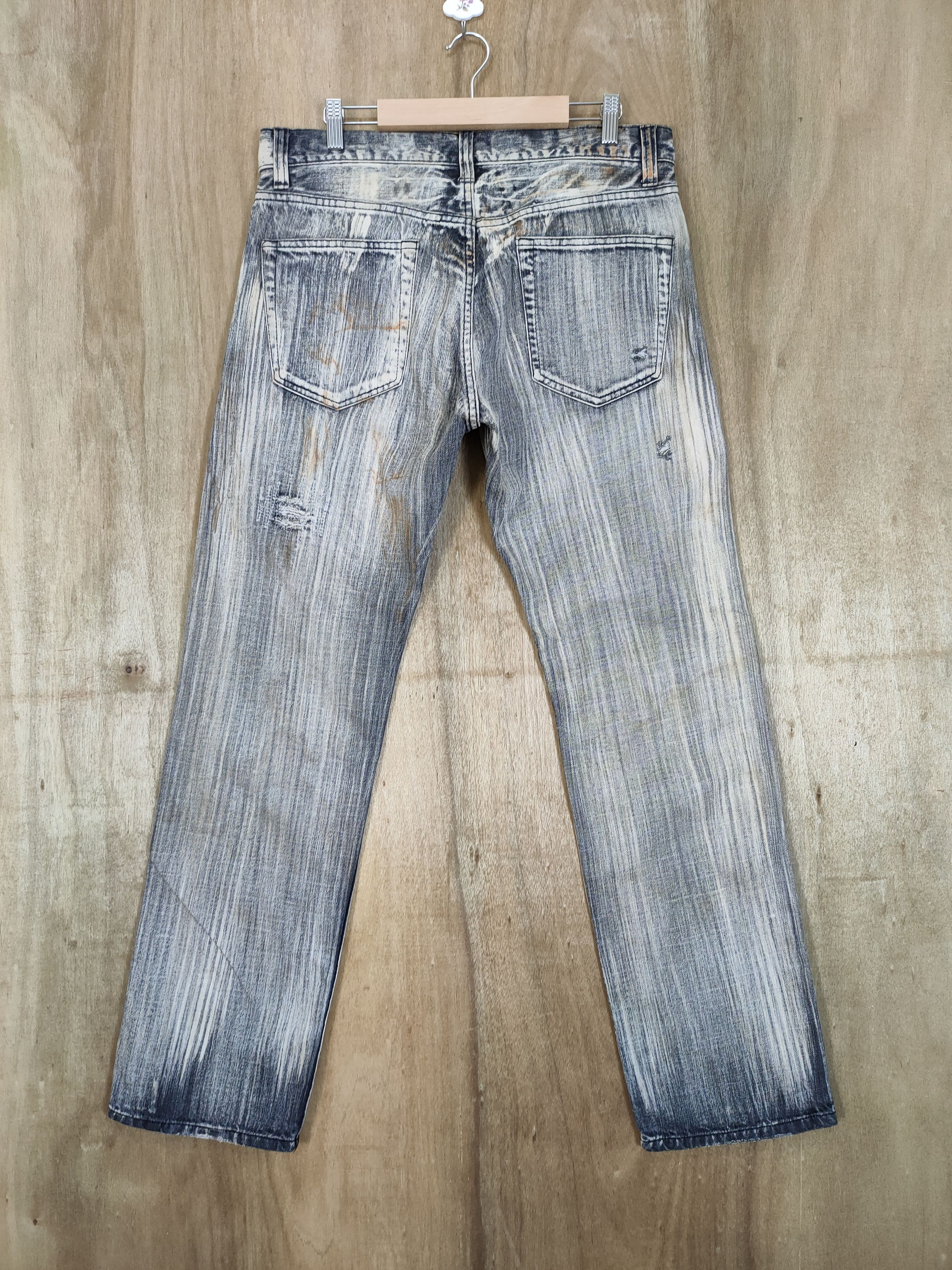Japanese Brand VINTAGE JAPANESE STRAIGHT FADED JEANS DENIM PANTS Size US 34 / EU 50 - 10 Thumbnail