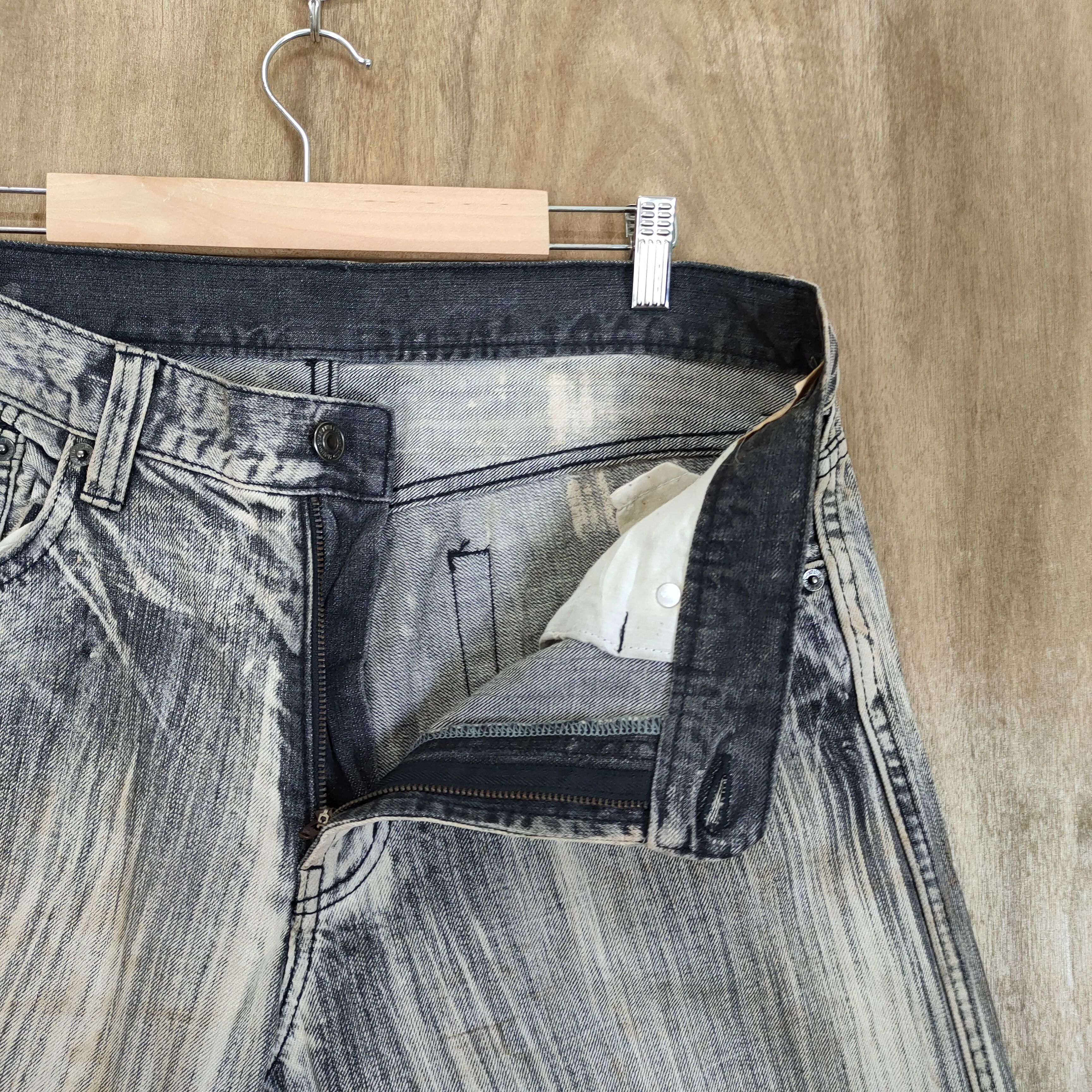 Japanese Brand VINTAGE JAPANESE STRAIGHT FADED JEANS DENIM PANTS Size US 34 / EU 50 - 6 Thumbnail