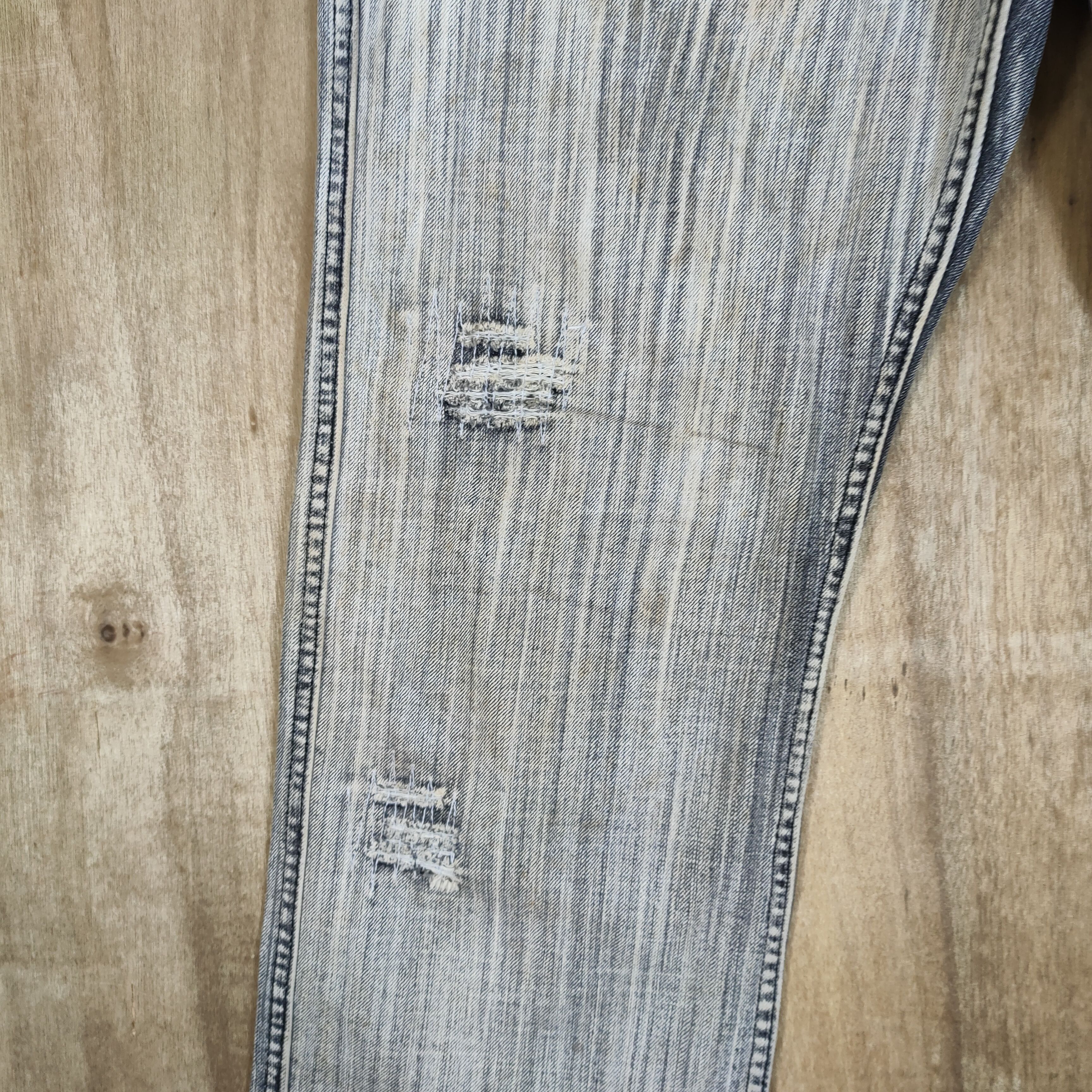 Japanese Brand VINTAGE JAPANESE STRAIGHT FADED JEANS DENIM PANTS Size US 34 / EU 50 - 9 Thumbnail