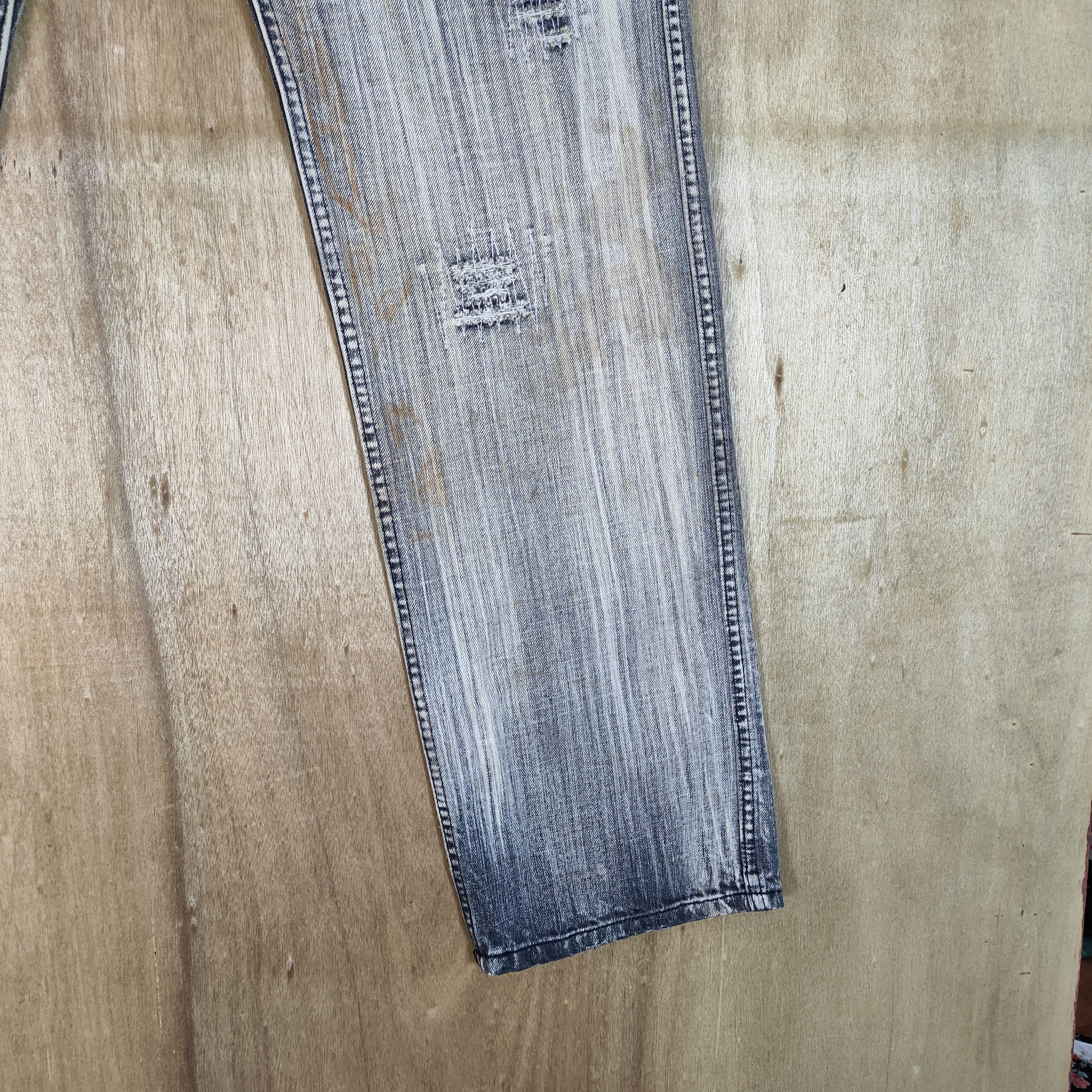 Japanese Brand VINTAGE JAPANESE STRAIGHT FADED JEANS DENIM PANTS Size US 34 / EU 50 - 7 Thumbnail