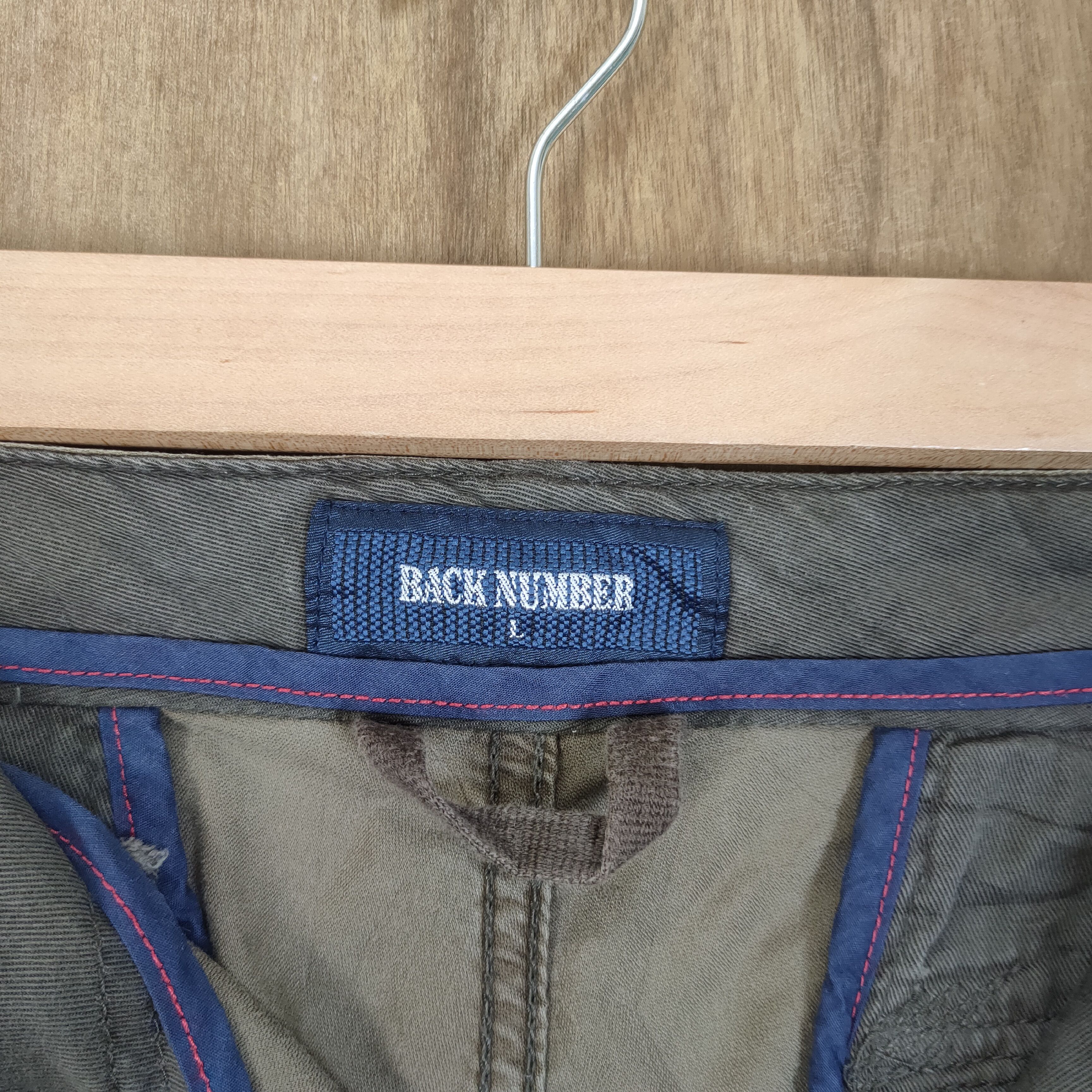 Japanese Brand VINTAGE BACK NUMBER FADED CARGO PANTS Size US 34 / EU 50 - 11 Thumbnail
