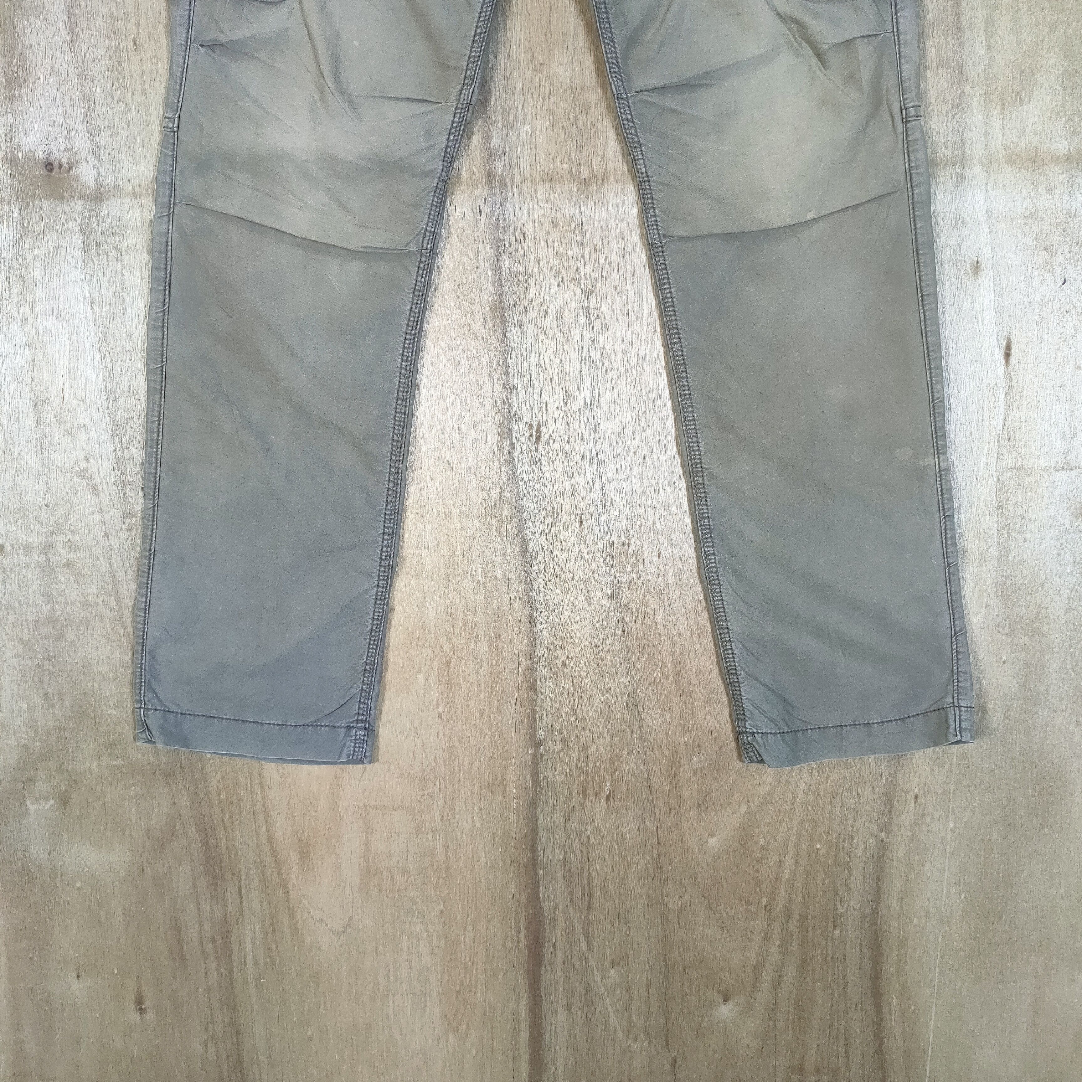 Japanese Brand VINTAGE BACK NUMBER FADED CARGO PANTS Size US 34 / EU 50 - 3 Thumbnail