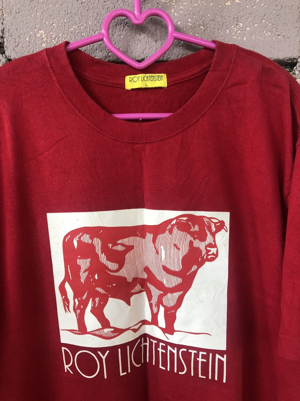 Other Rare Roy Lichtenstein Cow Going Abstract Pop Art Tee Size US L / EU 52-54 / 3 - 2 Thumbnail