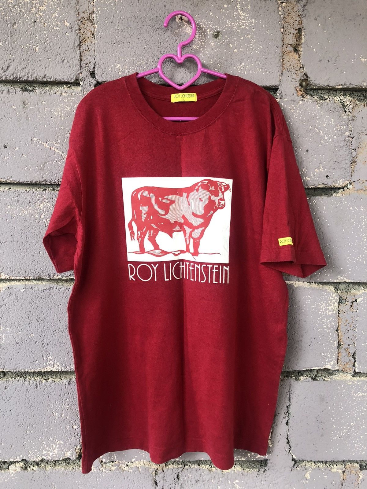 Other Rare Roy Lichtenstein Cow Going Abstract Pop Art Tee Size US L / EU 52-54 / 3 - 1 Thumbnail