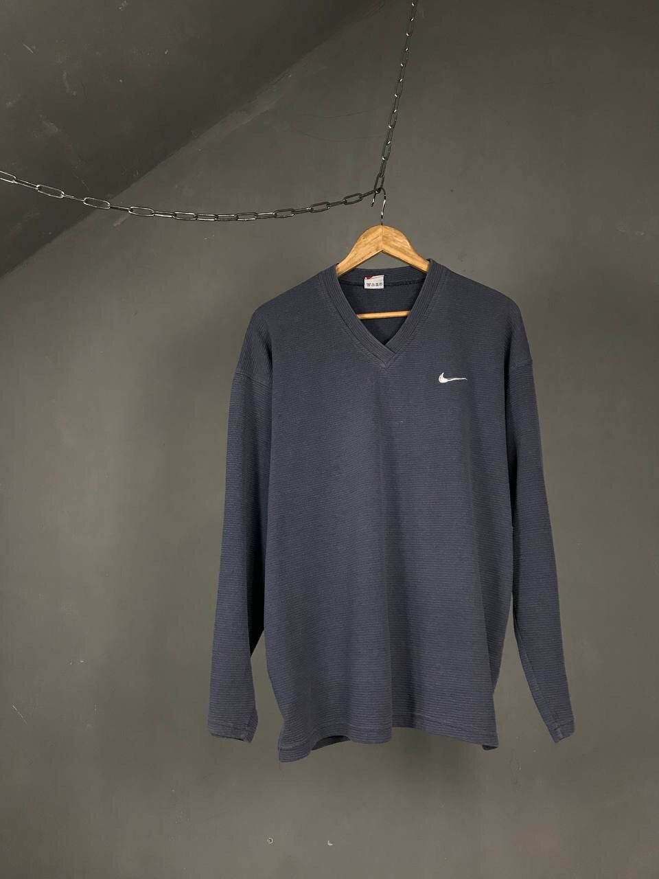 Vintage Nike swoosh streetwear vintage sweatshirt Size US XL / EU 56 / 4 - 1 Thumbnail