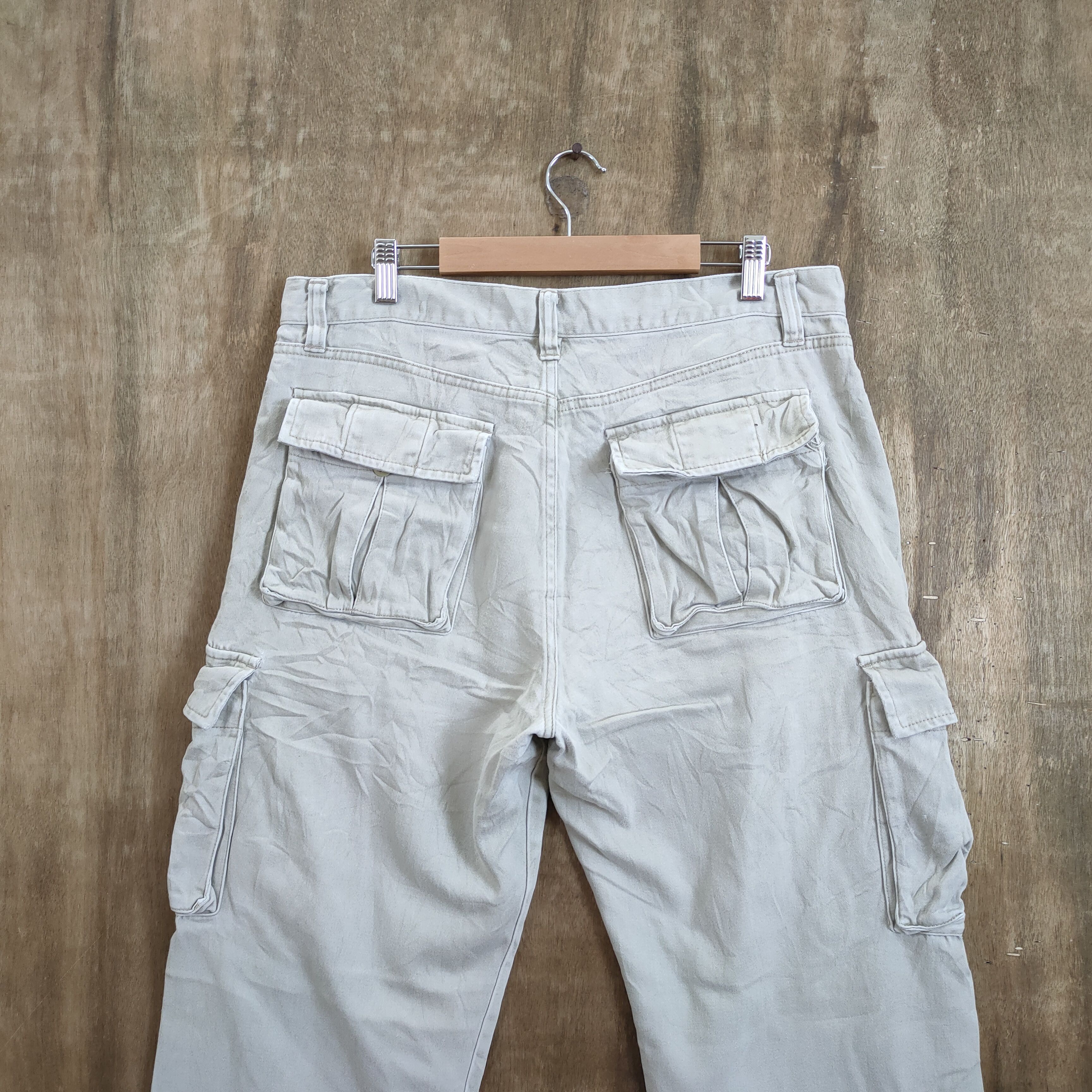 Japanese Brand × White's Boots JAPANESE BRAND BAGGY CARGO PANTS Size US 34 / EU 50 - 9 Thumbnail