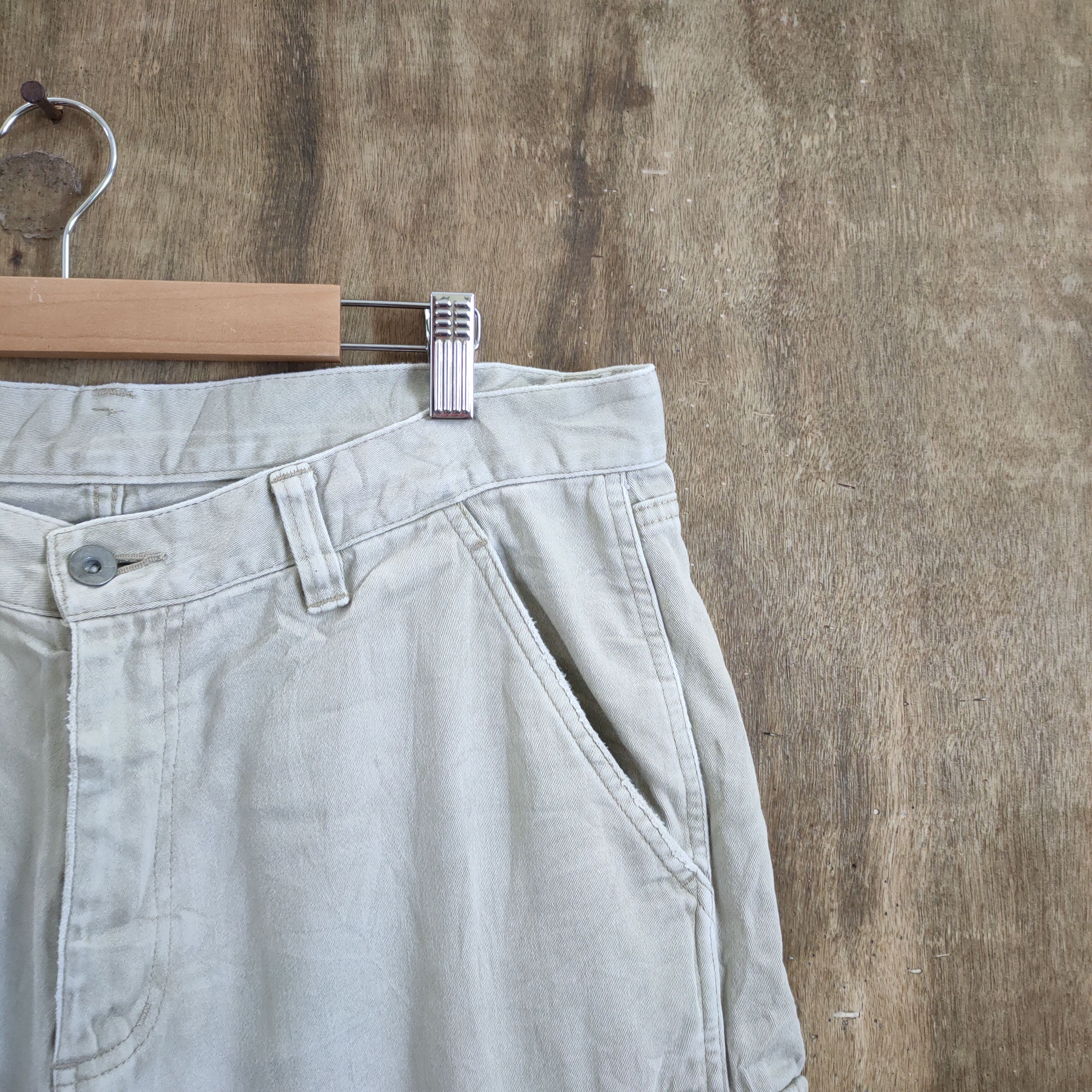 Japanese Brand × White's Boots JAPANESE BRAND BAGGY CARGO PANTS Size US 34 / EU 50 - 5 Thumbnail