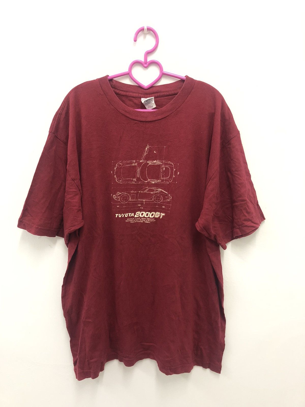 Japanese Brand Rare Vintage TOYOTA 2000 Gt Trd Racing Sport Car Shirt Size US XL / EU 56 / 4 - 1 Thumbnail