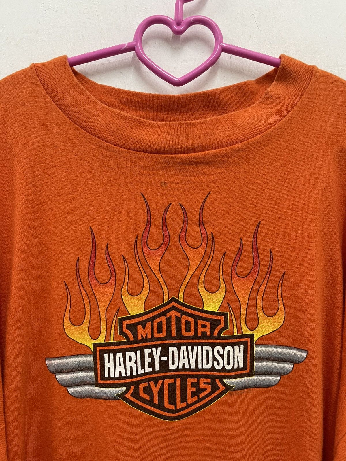 Harley Davidson Vintage HARLEY DAVIDSON Motorcycles Flame All Over Shirt Size US XXL / EU 58 / 5 - 2 Thumbnail