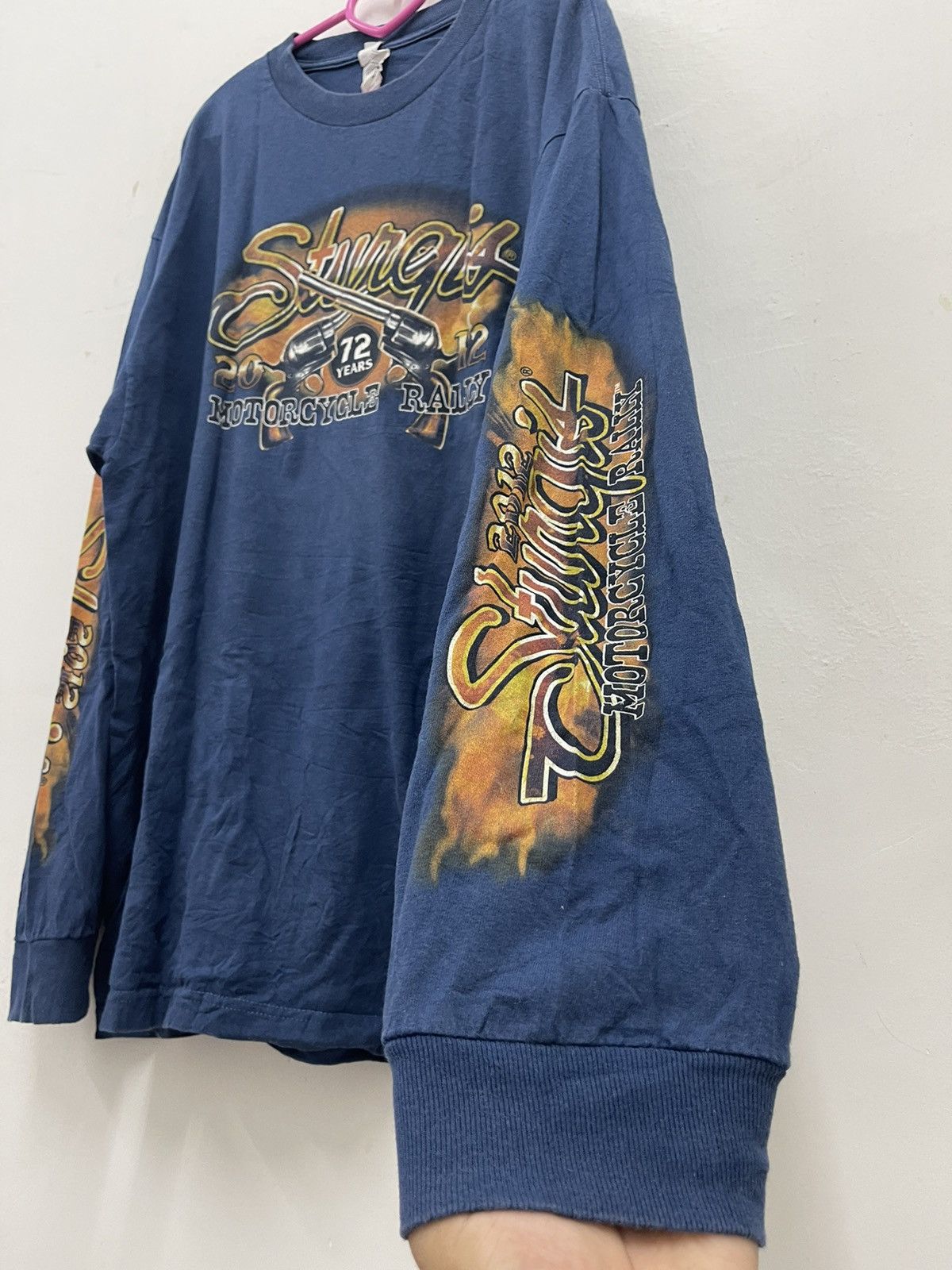 Vintage Rare STURGIS Motorcycle Rally 72 Years Shirt Size US XL / EU 56 / 4 - 5 Thumbnail
