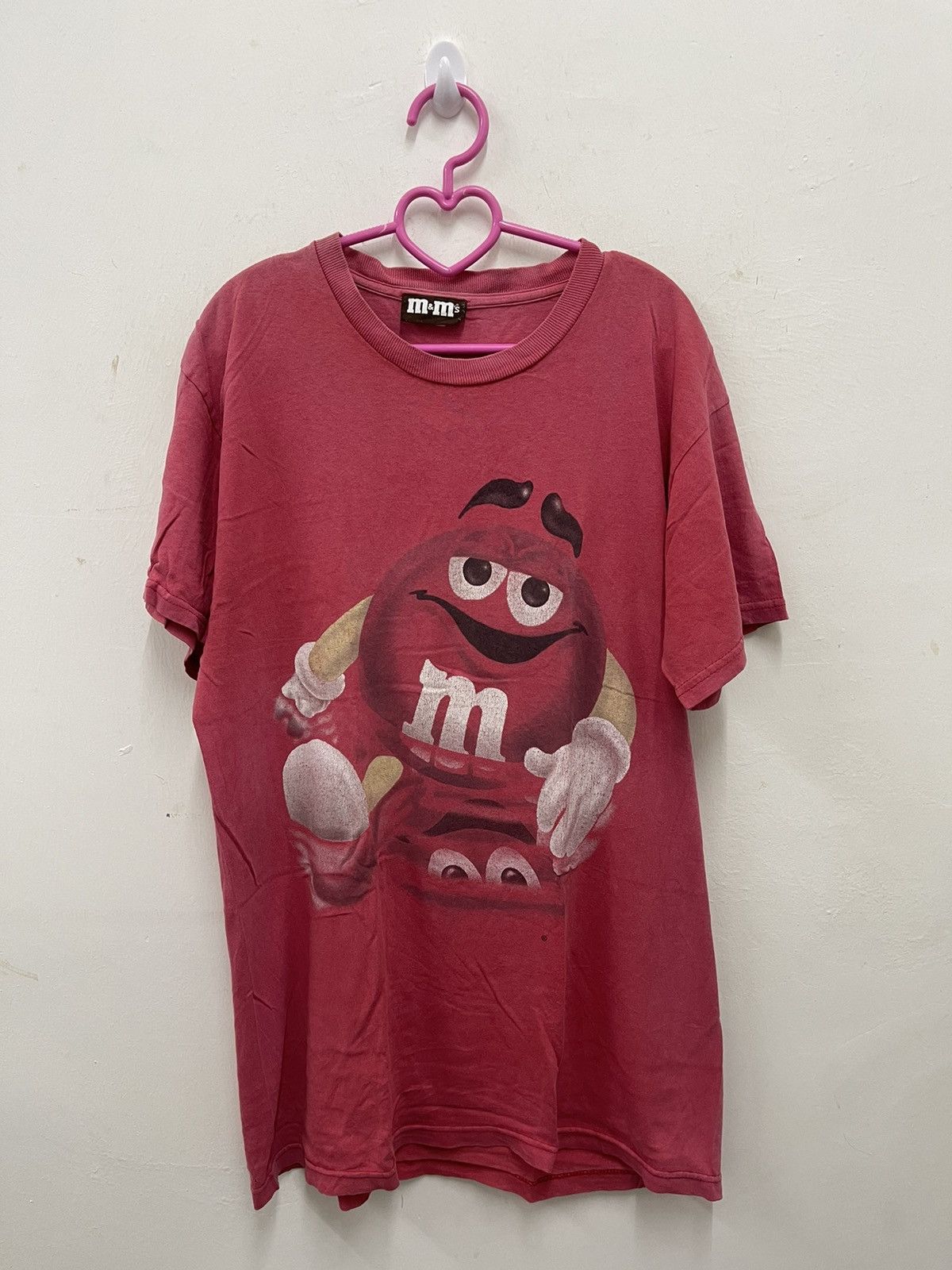 image of M&m’S Mars Y2K Shirt in Red, Men's (Size Medium)