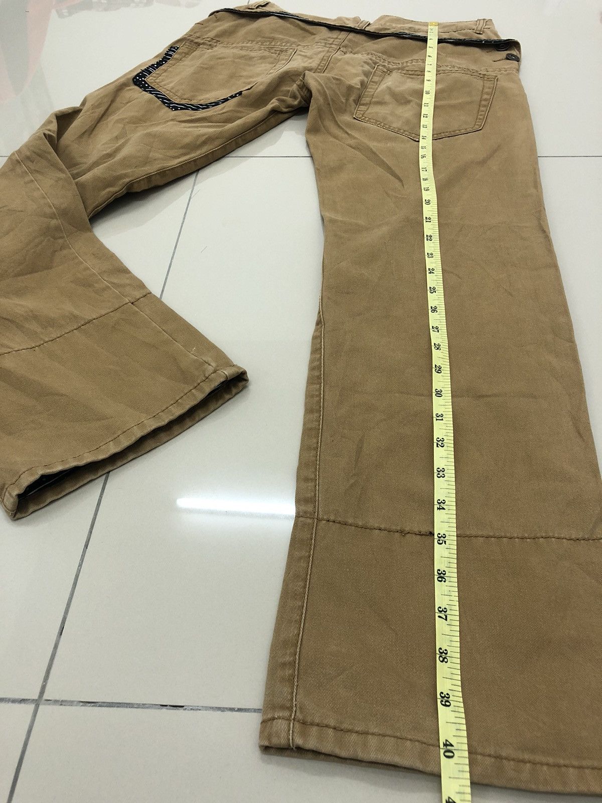 Masaki Matsushima Rare Vintage MASAKI MATSUSHIMA Cargo Tactical Bondage Pant Size US 31 - 15 Thumbnail