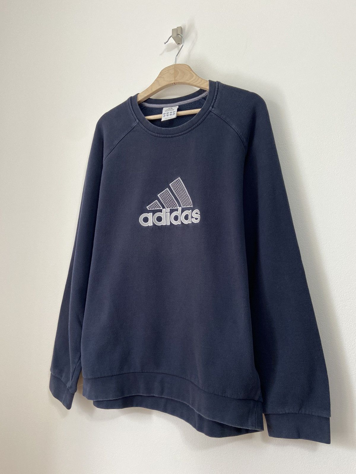 Vintage Adidas Vintage Sweatshirt Big Logo Size US XL / EU 56 / 4 - 10 Thumbnail