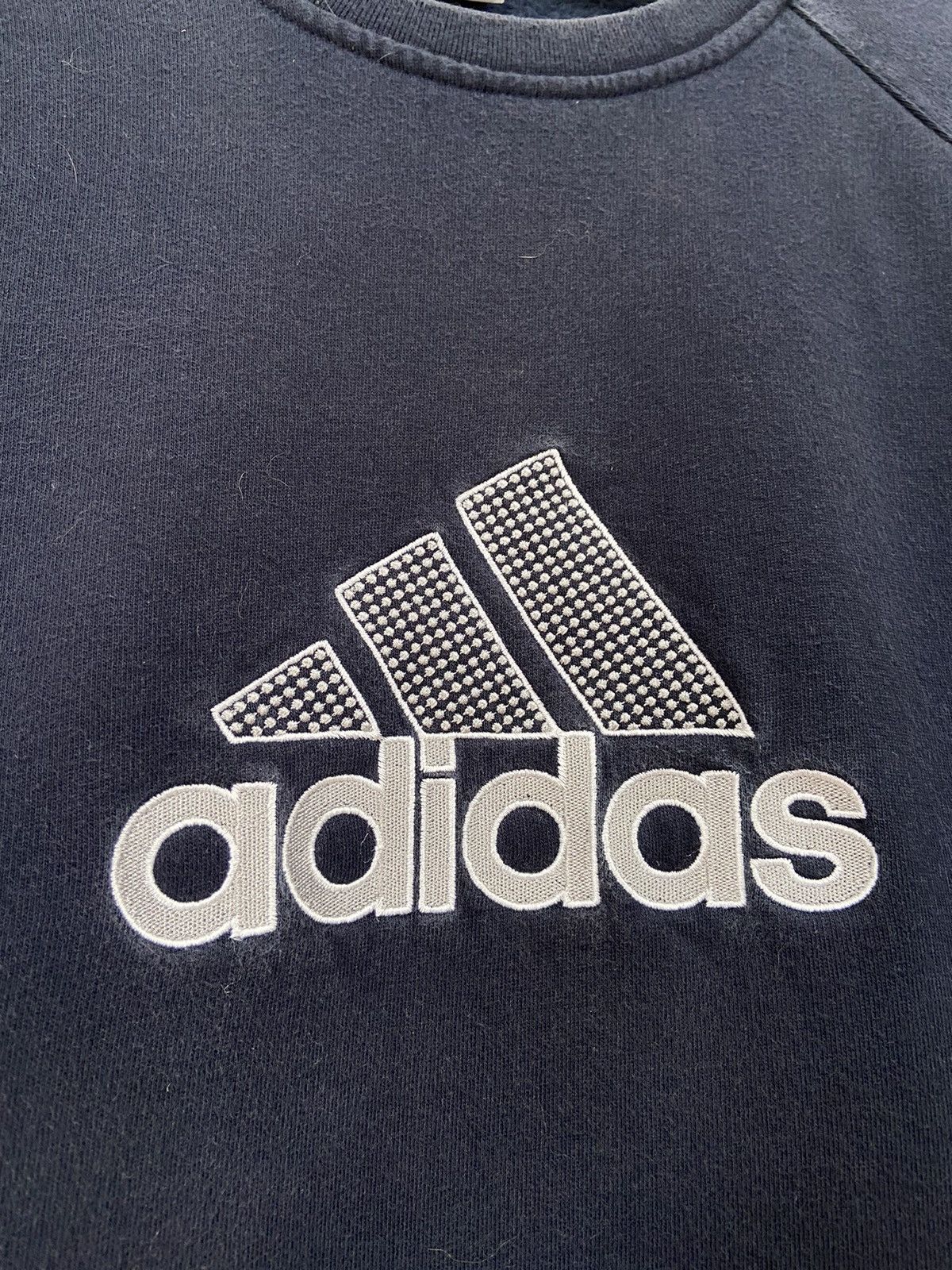 Vintage Adidas Vintage Sweatshirt Big Logo Size US XL / EU 56 / 4 - 4 Thumbnail