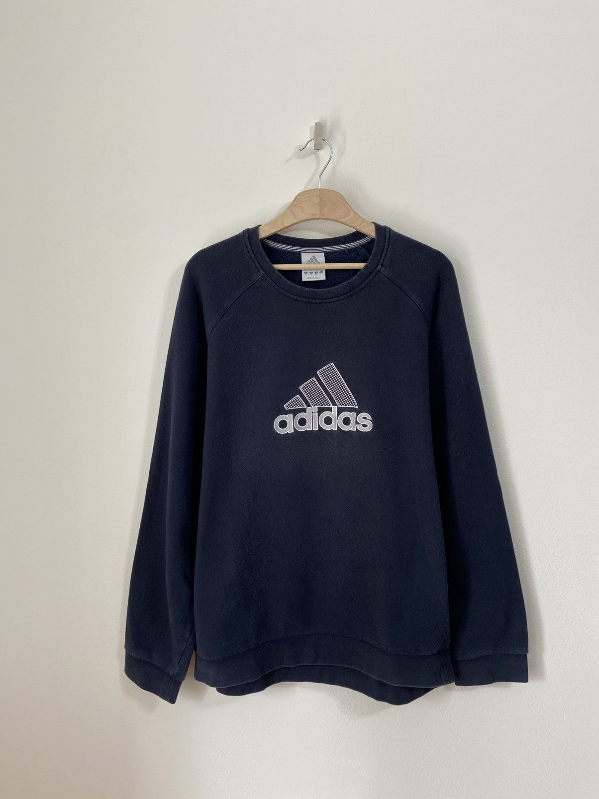 Vintage Adidas Vintage Sweatshirt Big Logo Size US XL / EU 56 / 4 - 1 Thumbnail