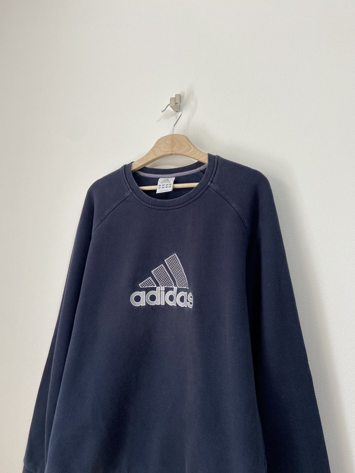 Vintage Adidas Vintage Sweatshirt Big Logo Size US XL / EU 56 / 4 - 13 Thumbnail