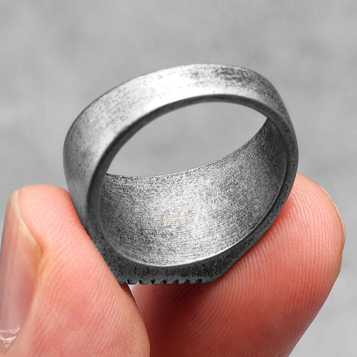 Jewelry Black Glue Simple Ring Size ONE SIZE - 3 Thumbnail
