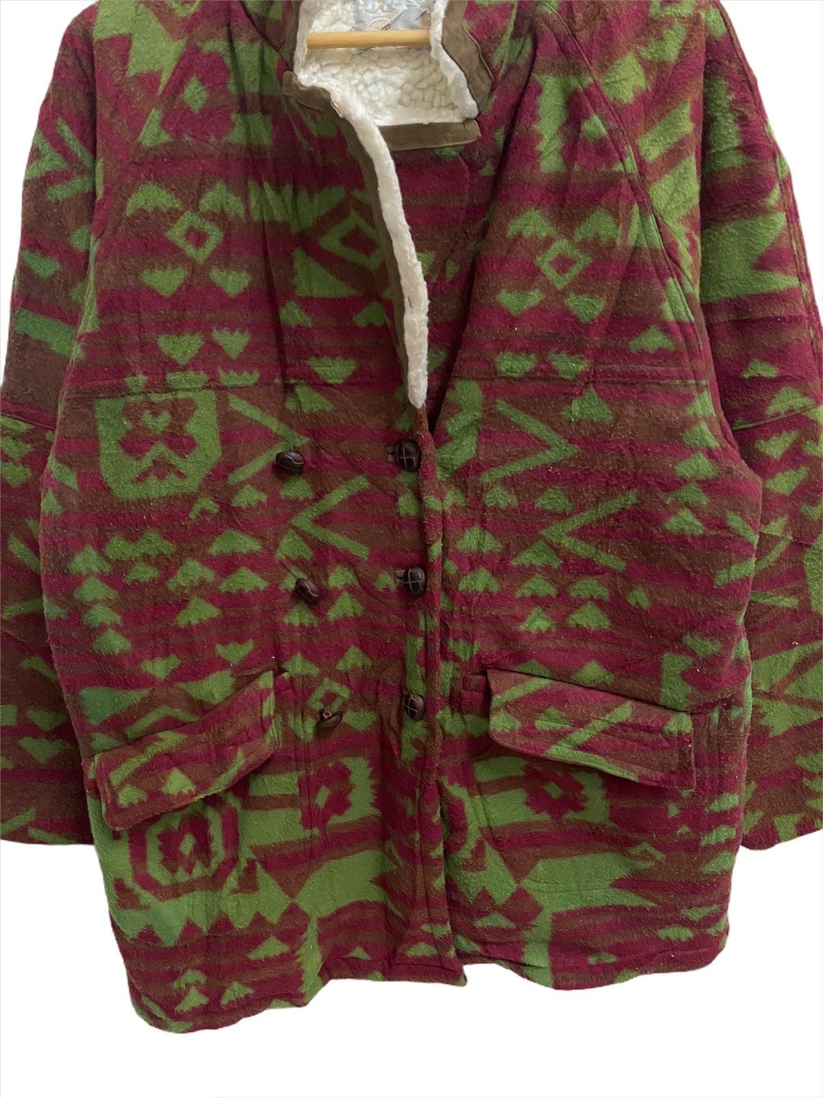 Vintage VINTAGE MAP NAVAJO NATIVE DESIGN WOOL JACKET Size US M / EU 48-50 / 2 - 5 Thumbnail