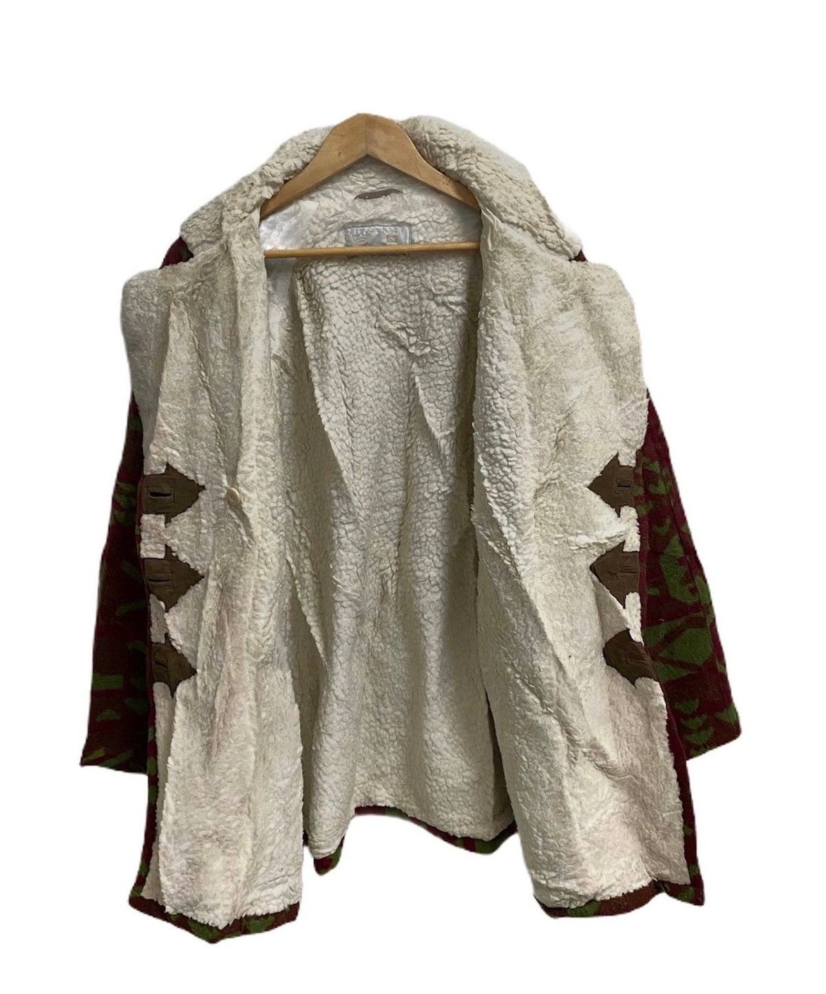 Vintage VINTAGE MAP NAVAJO NATIVE DESIGN WOOL JACKET Size US M / EU 48-50 / 2 - 3 Thumbnail