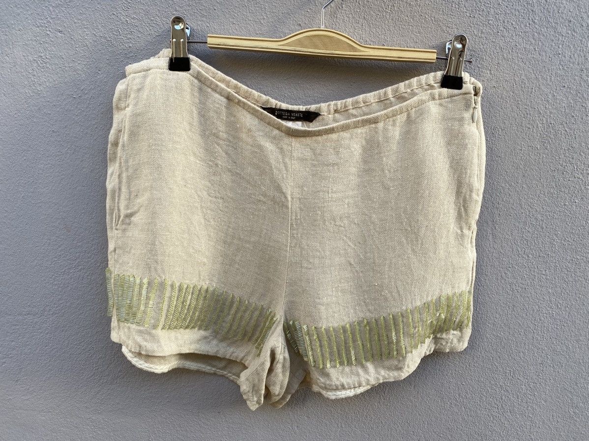 Bottega Veneta Bottega Veneta Linen Shorts Pant Size 30" / US 8 / IT 44 - 2 Thumbnail