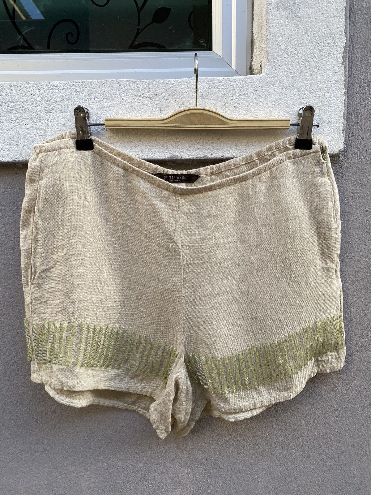 Bottega Veneta Bottega Veneta Linen Shorts Pant Size 30" / US 8 / IT 44 - 1 Thumbnail
