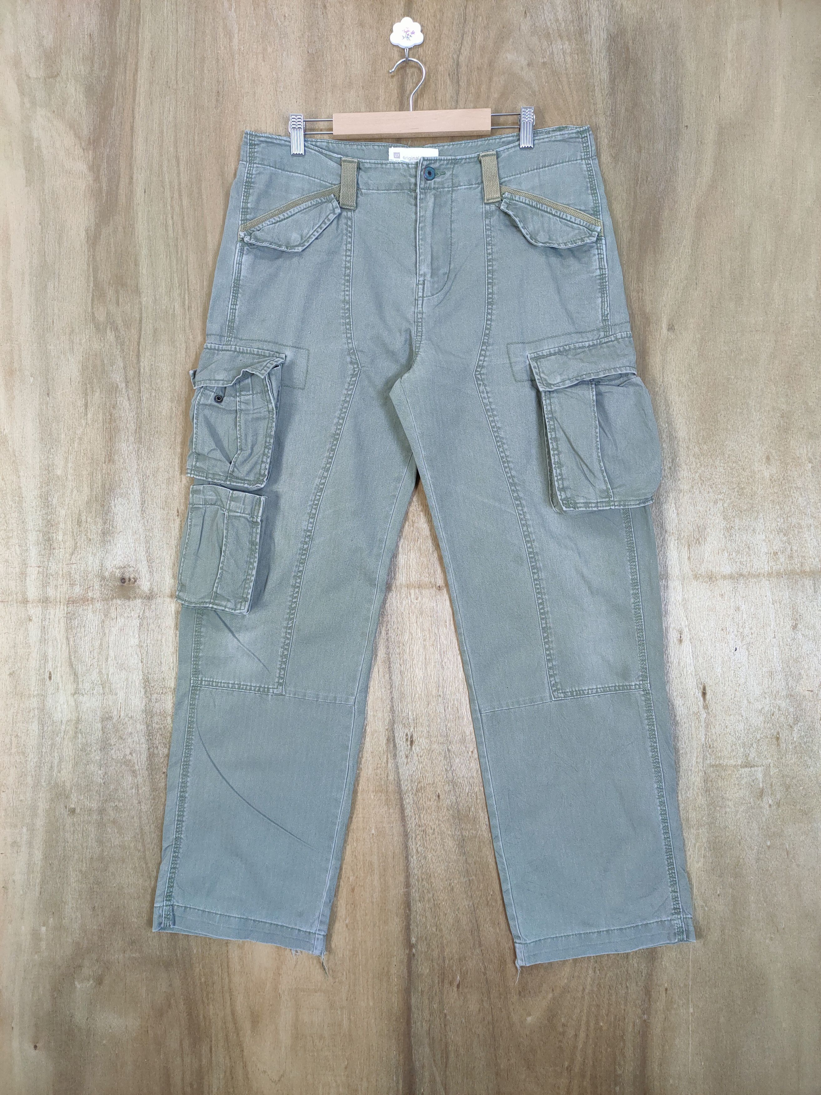 Gap VINTAGE GAP DOUBLE KNEE CARGO PANTS Size US 34 / EU 50 - 1 Thumbnail