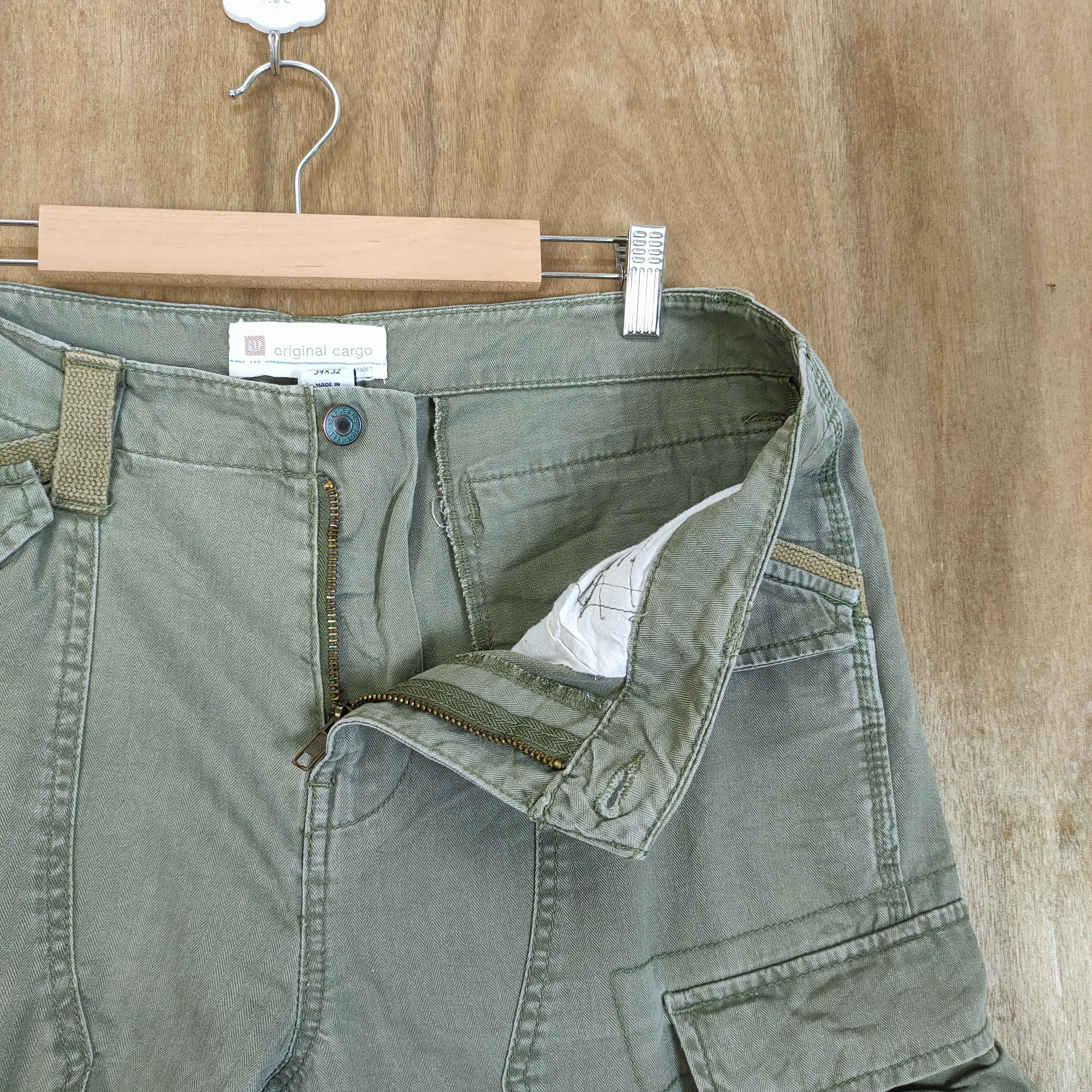 Gap VINTAGE GAP DOUBLE KNEE CARGO PANTS Size US 34 / EU 50 - 10 Thumbnail