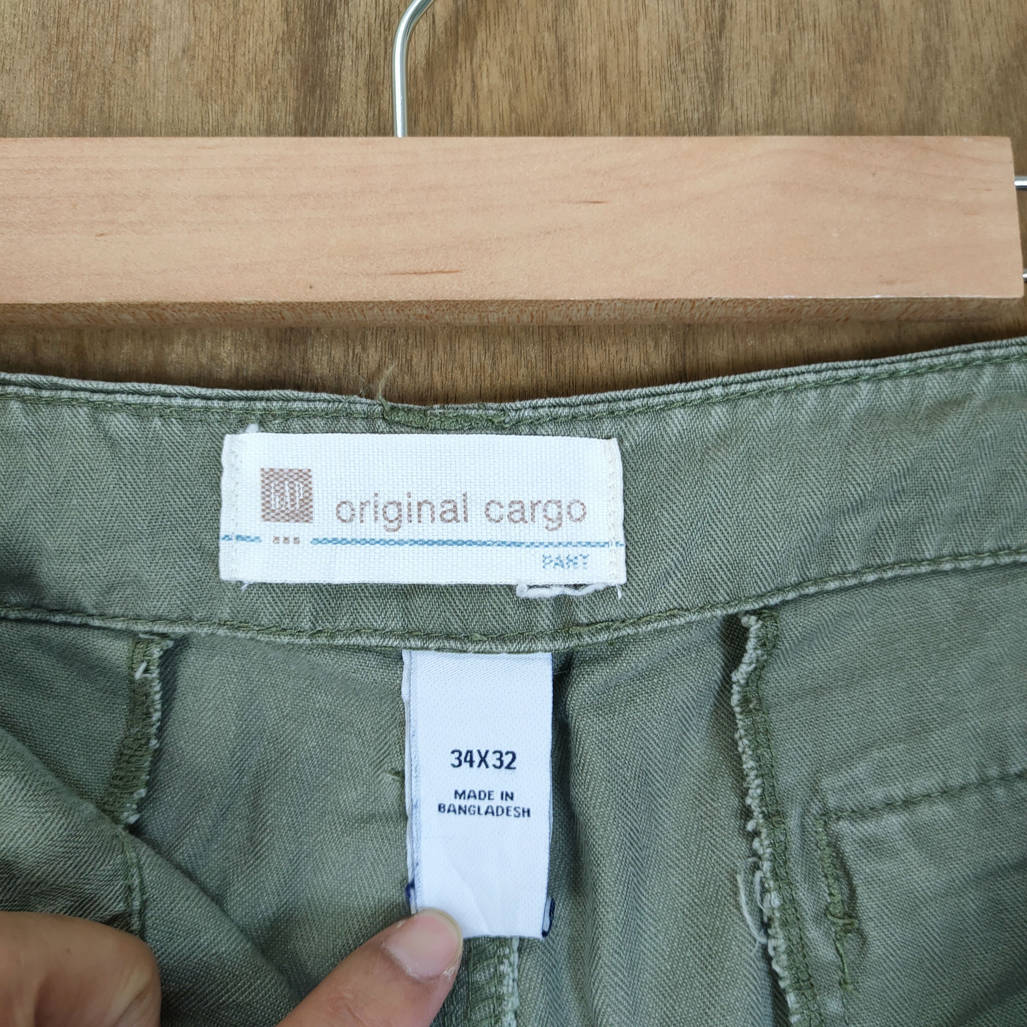 Gap VINTAGE GAP DOUBLE KNEE CARGO PANTS Size US 34 / EU 50 - 11 Thumbnail