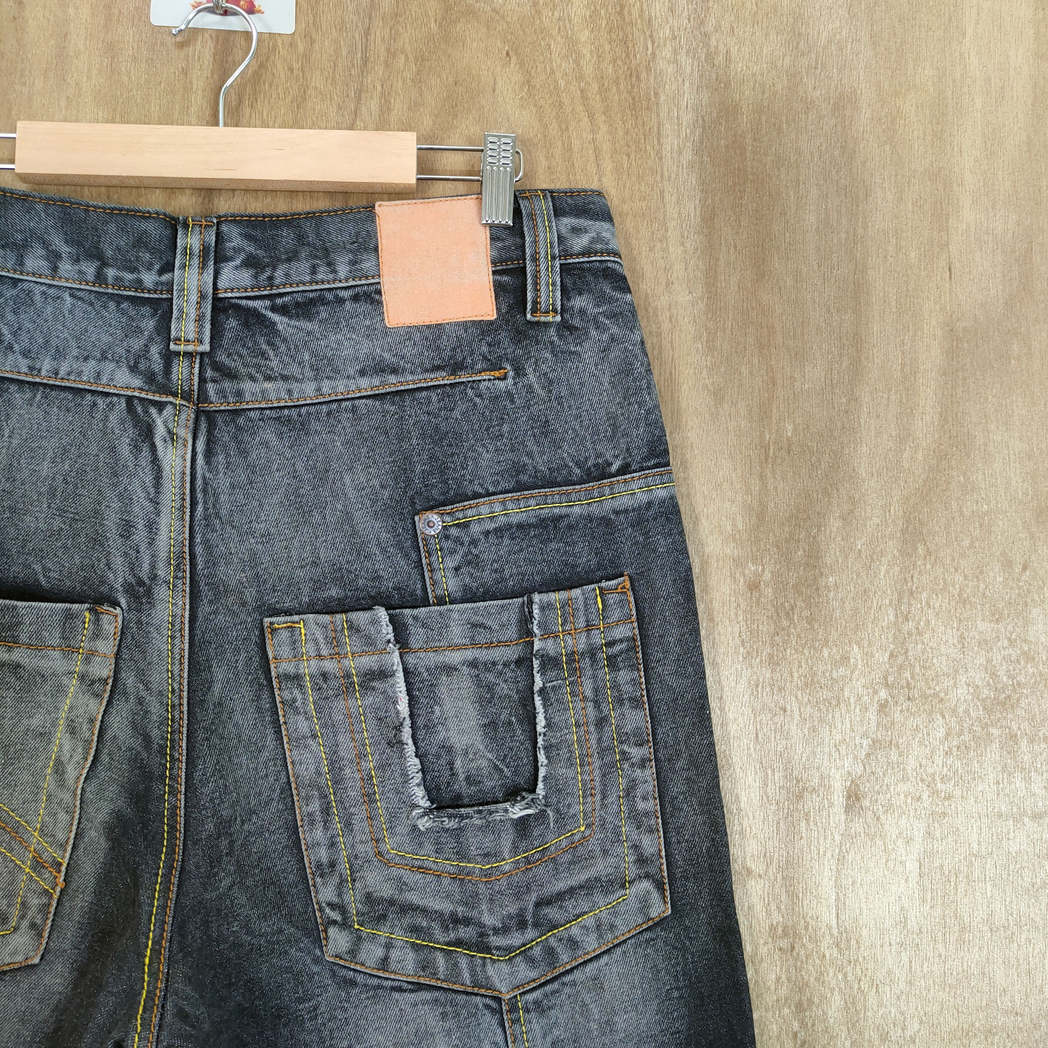 Japanese Brand VINTAGE JINRUNLAI FADED CARGO PANTS DOUBLE KNEE Size US 34 / EU 50 - 11 Thumbnail