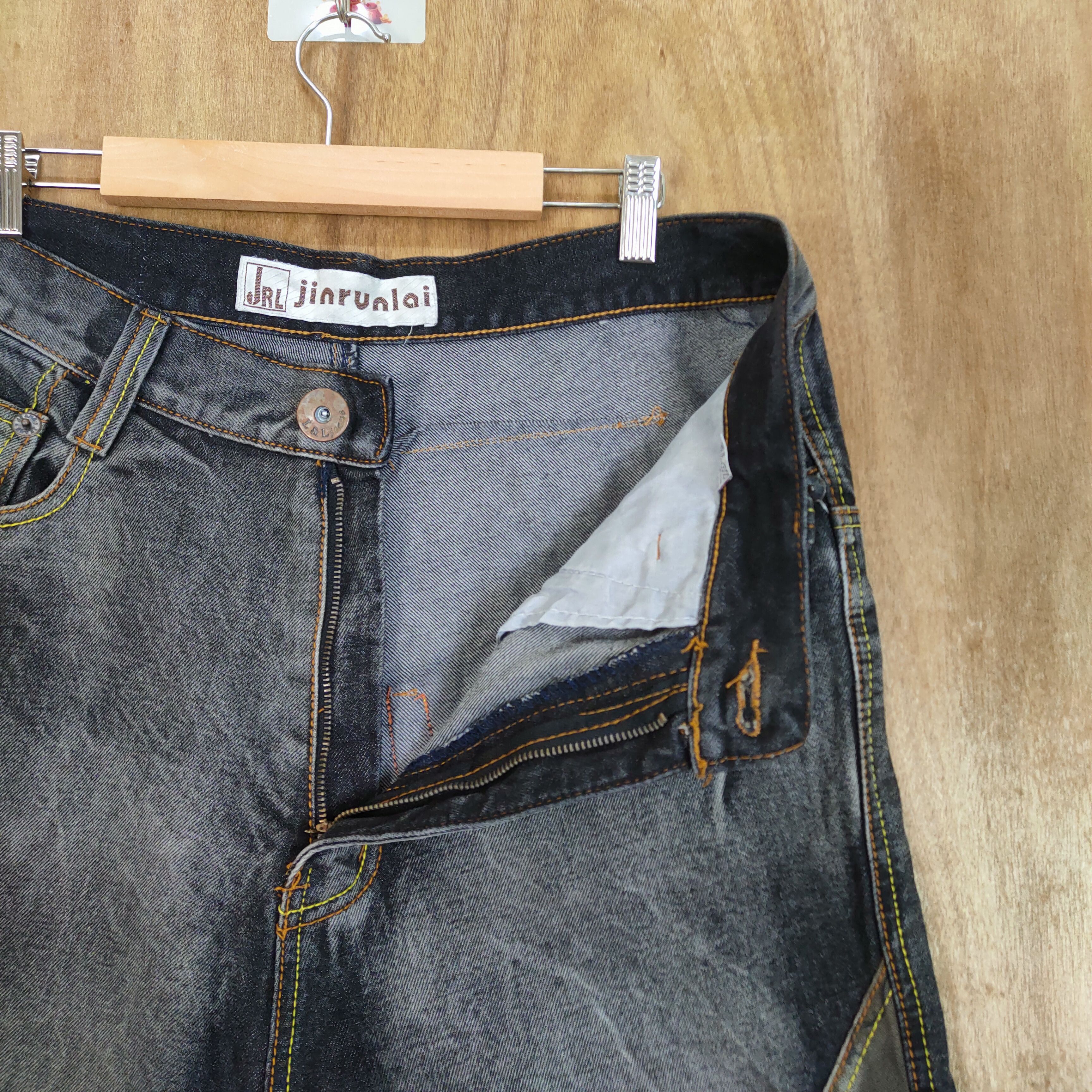 Japanese Brand VINTAGE JINRUNLAI FADED CARGO PANTS DOUBLE KNEE Size US 34 / EU 50 - 7 Thumbnail