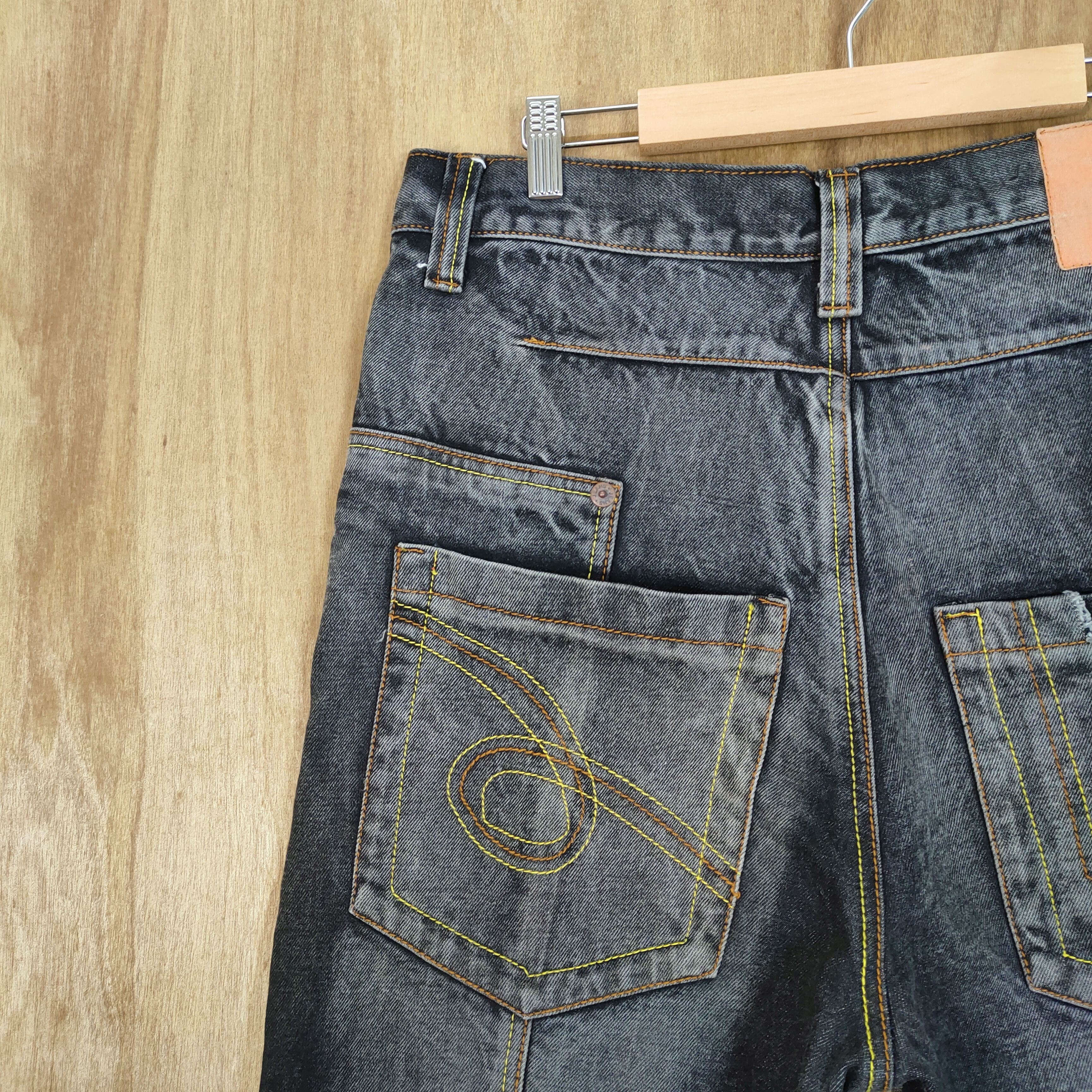 Japanese Brand VINTAGE JINRUNLAI FADED CARGO PANTS DOUBLE KNEE Size US 34 / EU 50 - 12 Thumbnail