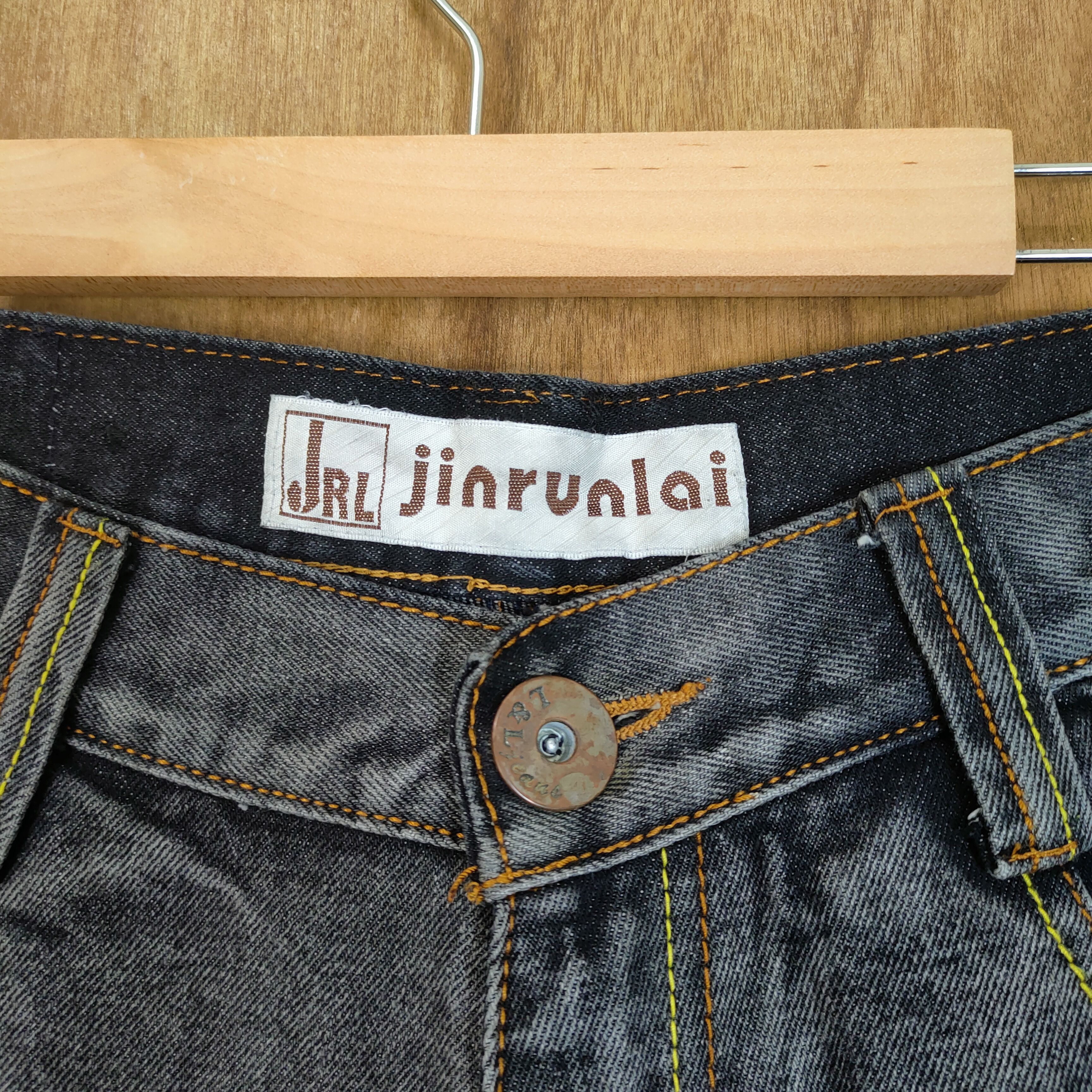 Japanese Brand VINTAGE JINRUNLAI FADED CARGO PANTS DOUBLE KNEE Size US 34 / EU 50 - 8 Thumbnail