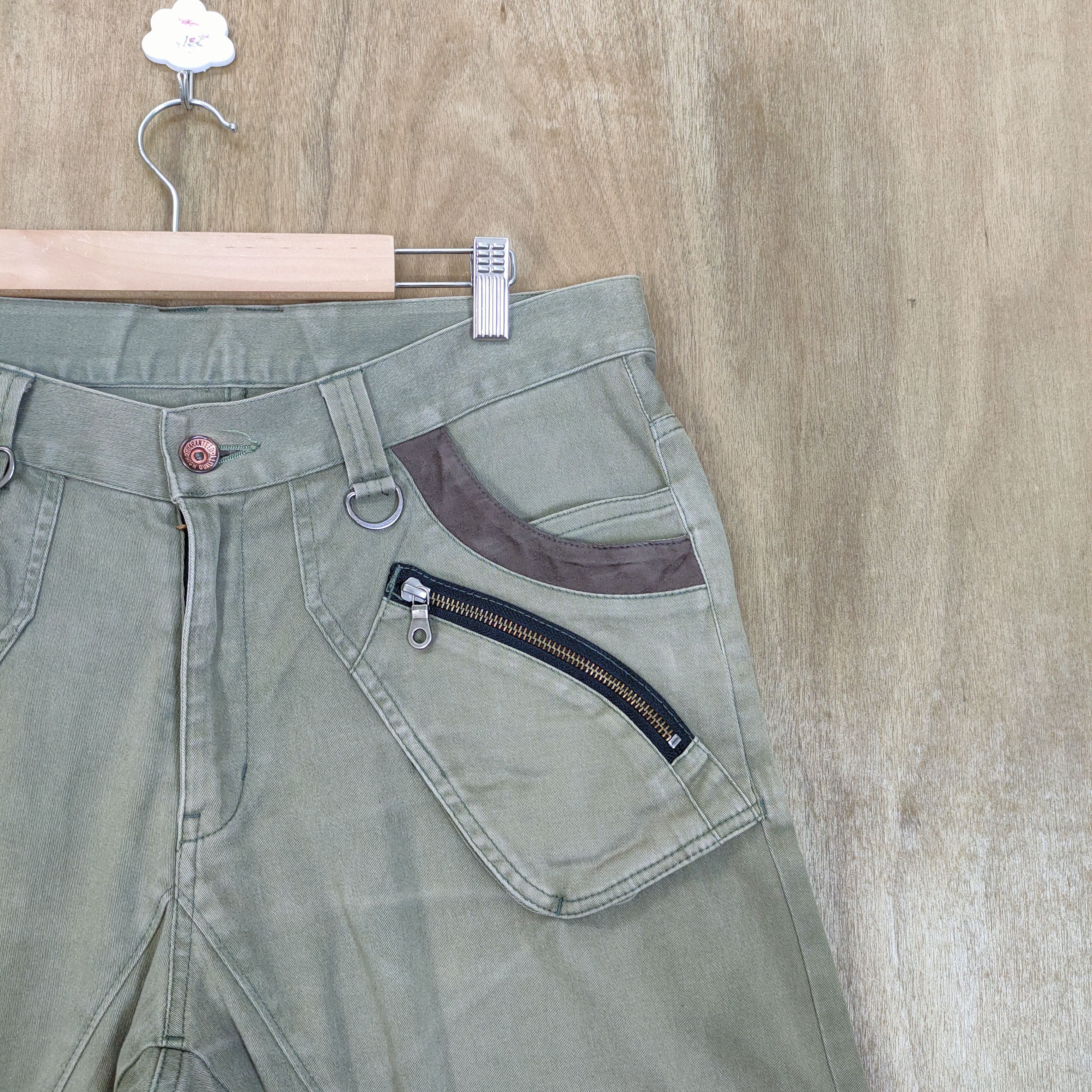 PPFM VINTAGE PPFM FADED TWIST LEG BONDAGE CARGO PANTS Size US 34 / EU 50 - 6 Thumbnail