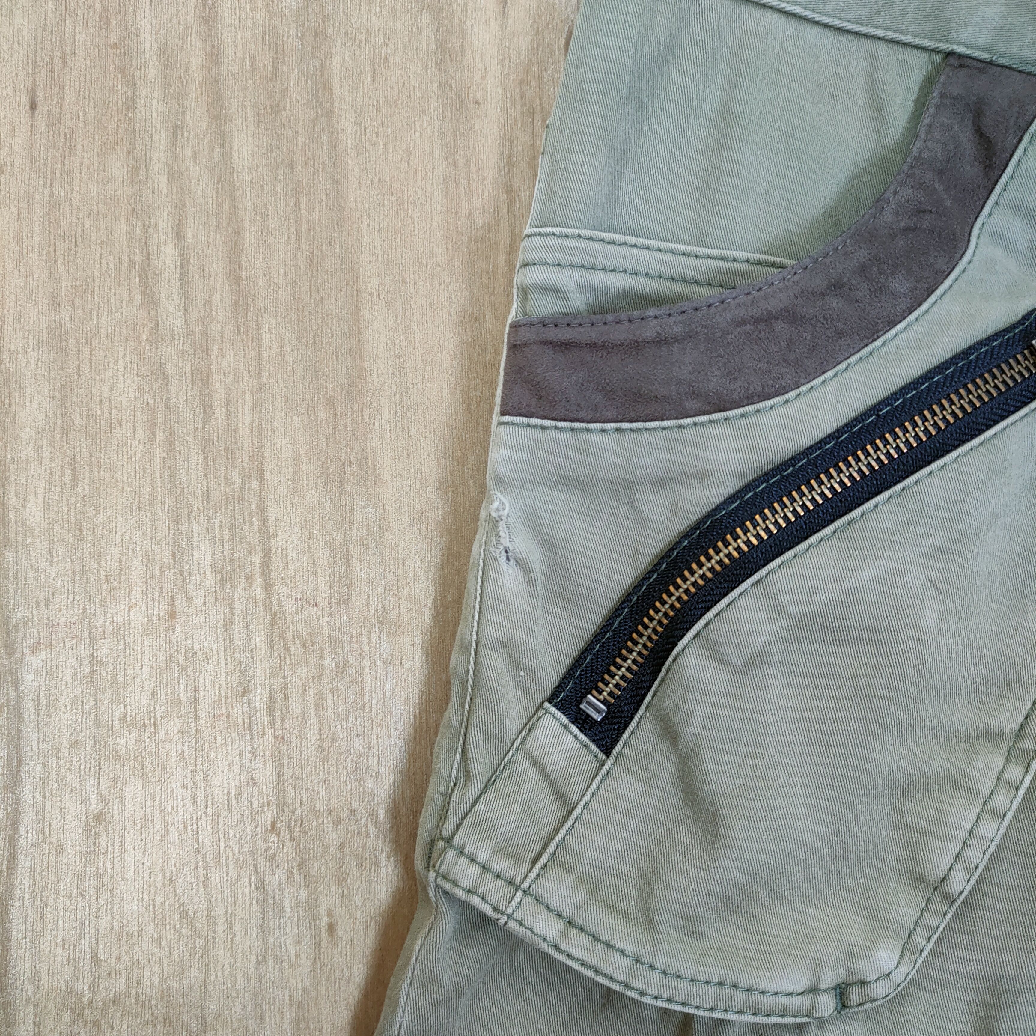 PPFM VINTAGE PPFM FADED TWIST LEG BONDAGE CARGO PANTS Size US 34 / EU 50 - 4 Thumbnail