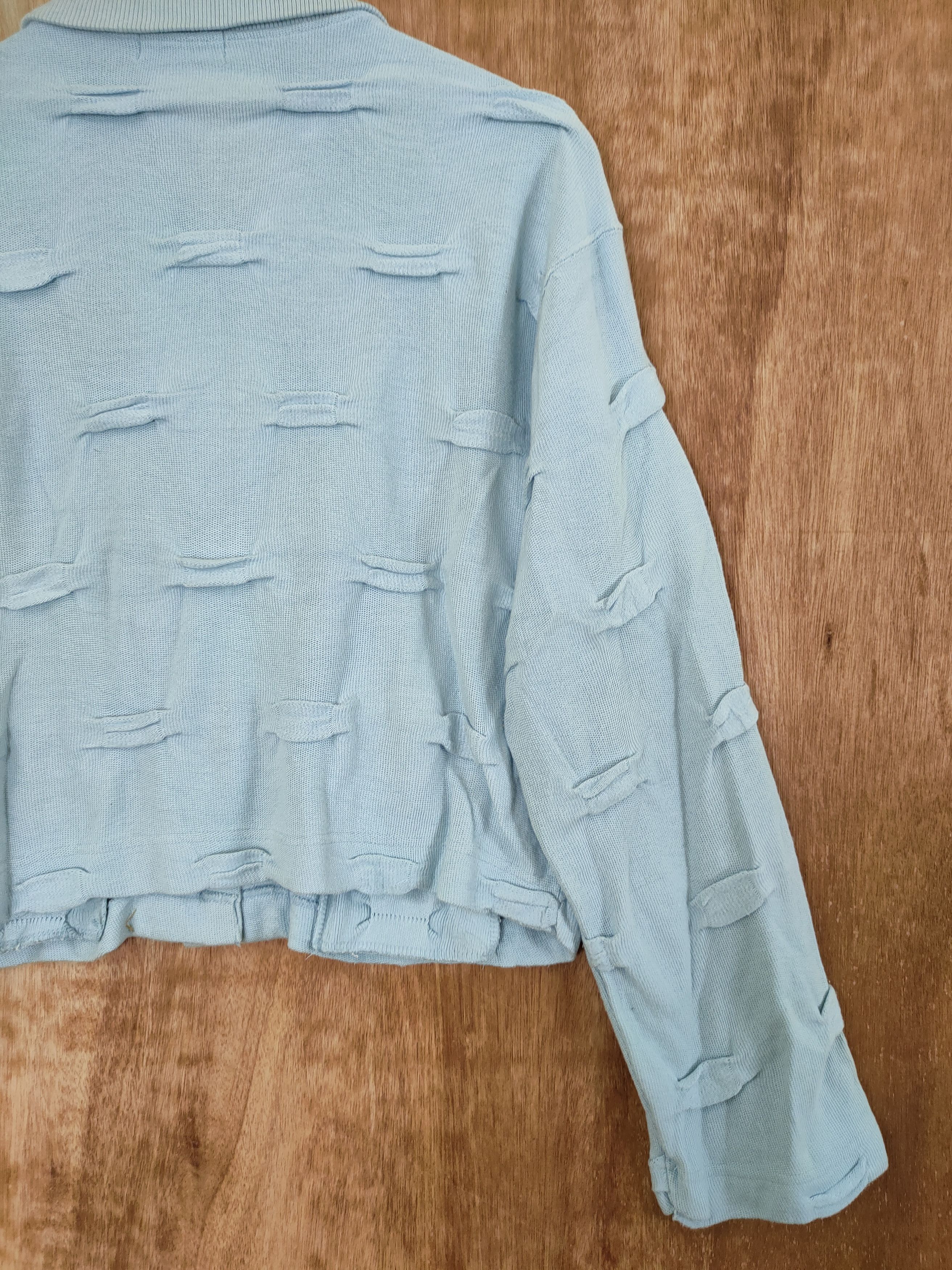 Issey Miyake 💥RARE💥 Issey Miyake peterpan ripped knitwear #46-376 DL Size US M / EU 48-50 / 2 - 12 Thumbnail