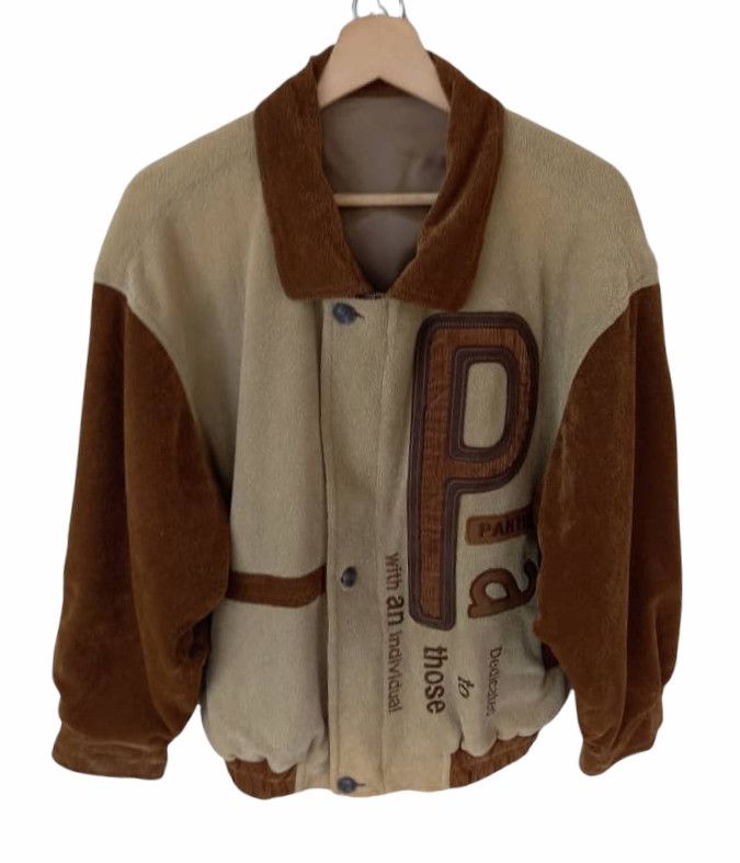 Vintage Partiamo Varsity Bomber Jacket