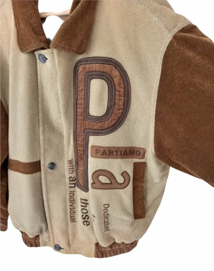 Other Vintage Partiamo Varsity Bomber Jacket Size US L / EU 52-54 / 3 - 4 Thumbnail