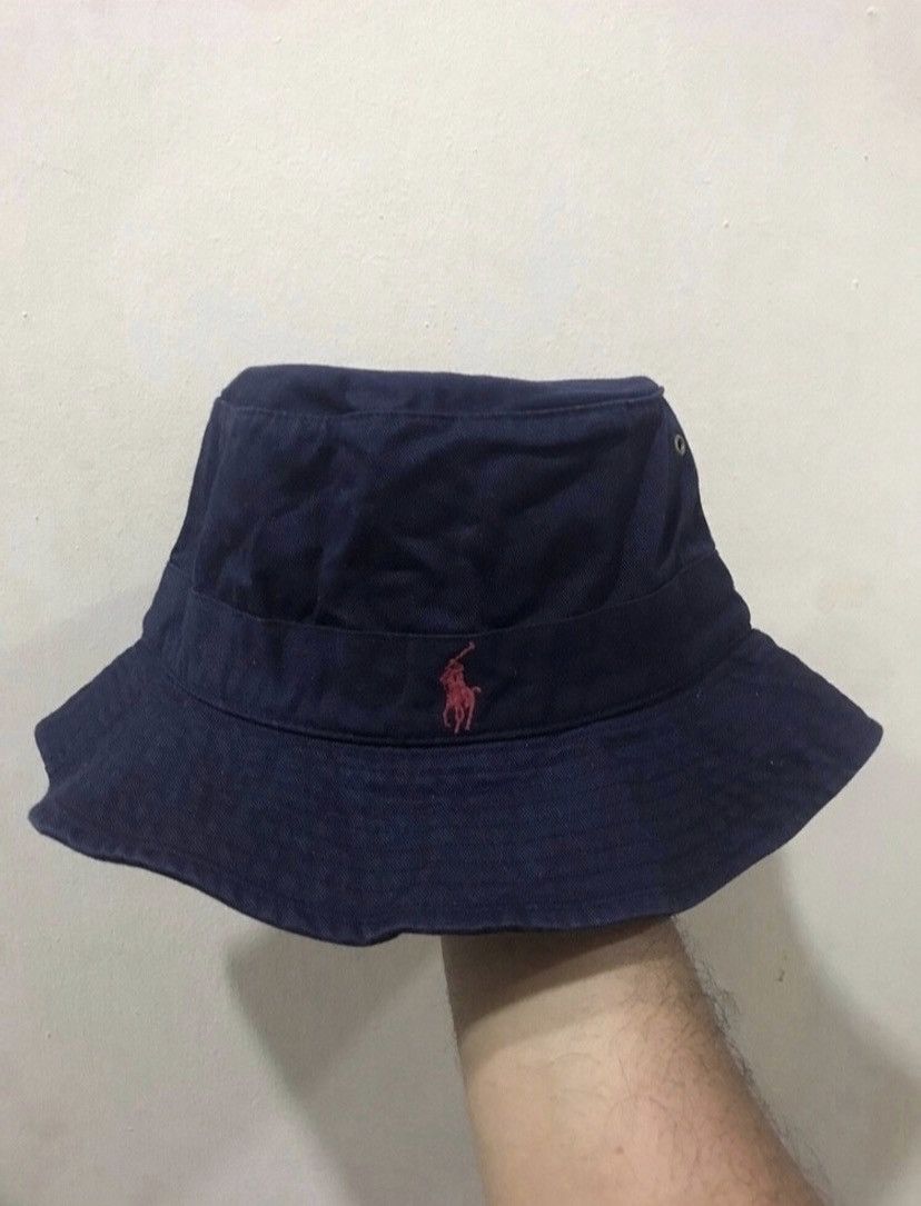Polo Ralph Lauren × Vintage 🔥Vintage🔥 Polo Ralph Lauren Bucket Hat Size ONE SIZE - 1 Thumbnail
