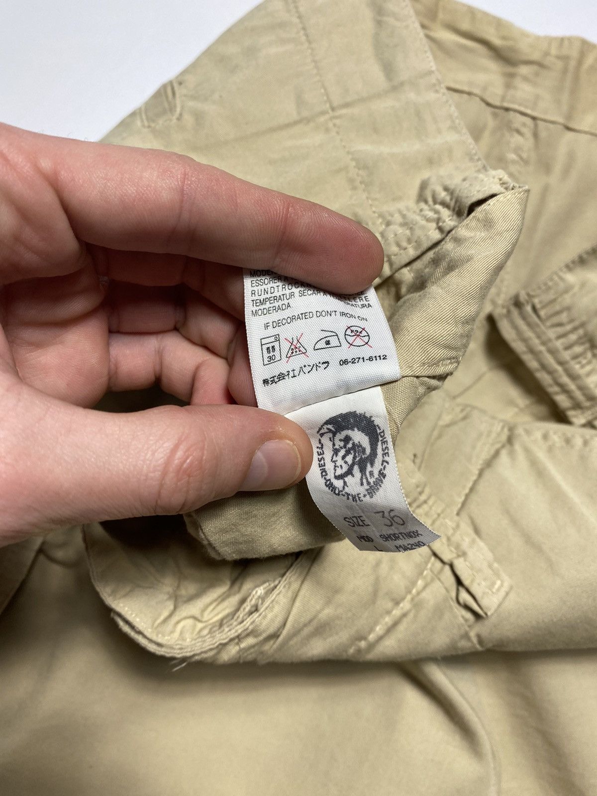 Diesel Vintage Diesel cargo shorts size 36 Size US 36 / EU 52 - 10 Thumbnail