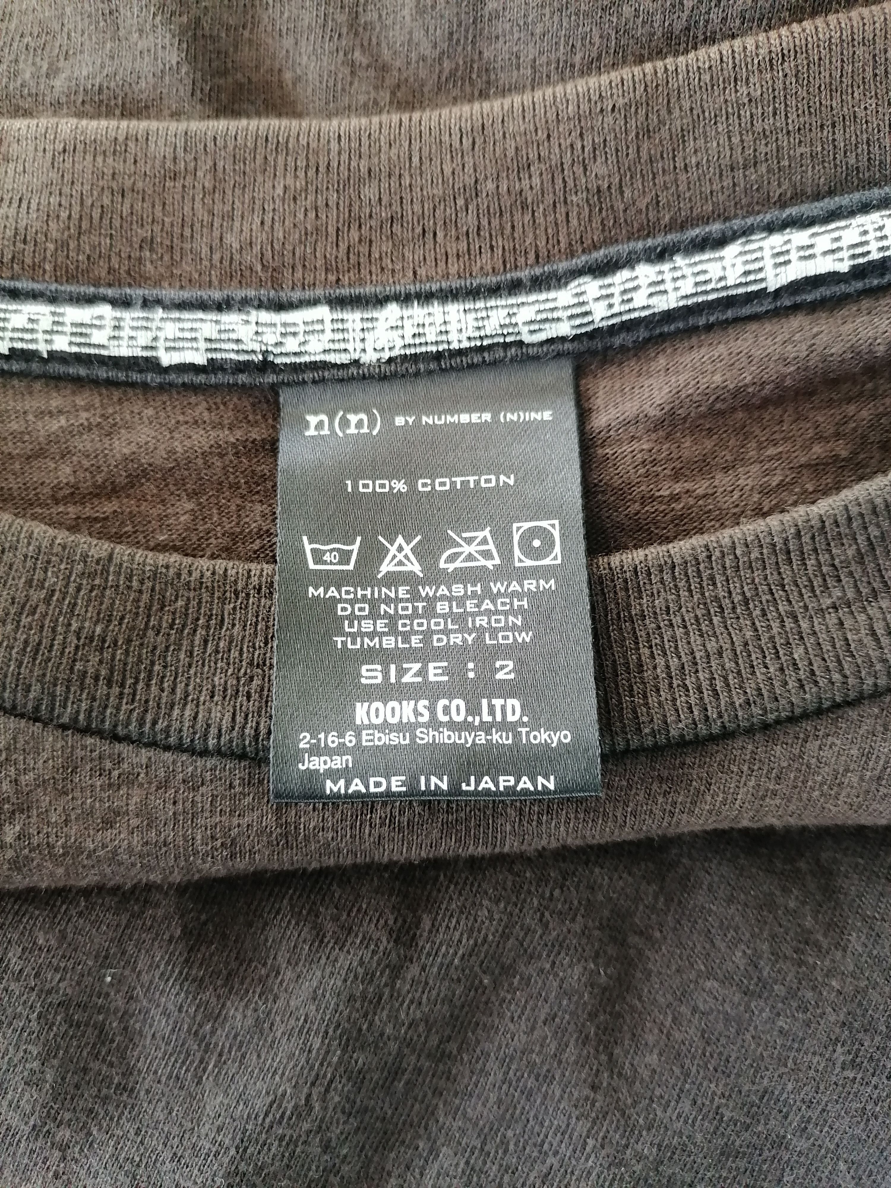 Number (N)ine × Takahiromiyashita The Soloist. Number (N)ine Sun Faded Black Plain Pocket T-Shirts Size US M / EU 48-50 / 2 - 8 Thumbnail