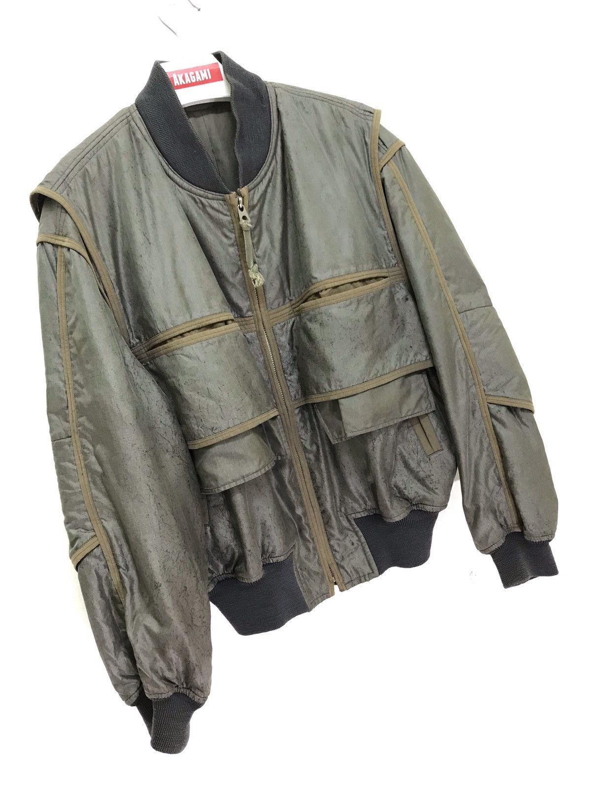 Issey Miyake 🔥Rare Vtg 80s Issey Miyake⚡Nylon Padding Bomber Jacket Size US M / EU 48-50 / 2 - 5 Thumbnail