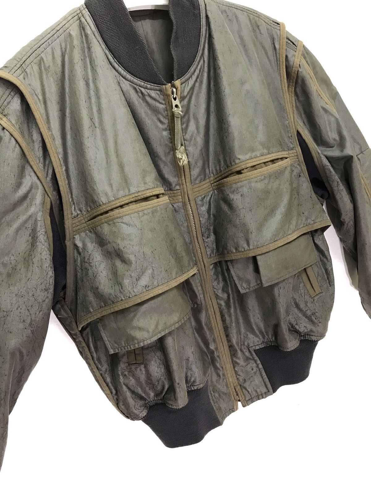 Issey Miyake 🔥Rare Vtg 80s Issey Miyake⚡Nylon Padding Bomber Jacket Size US M / EU 48-50 / 2 - 2 Thumbnail