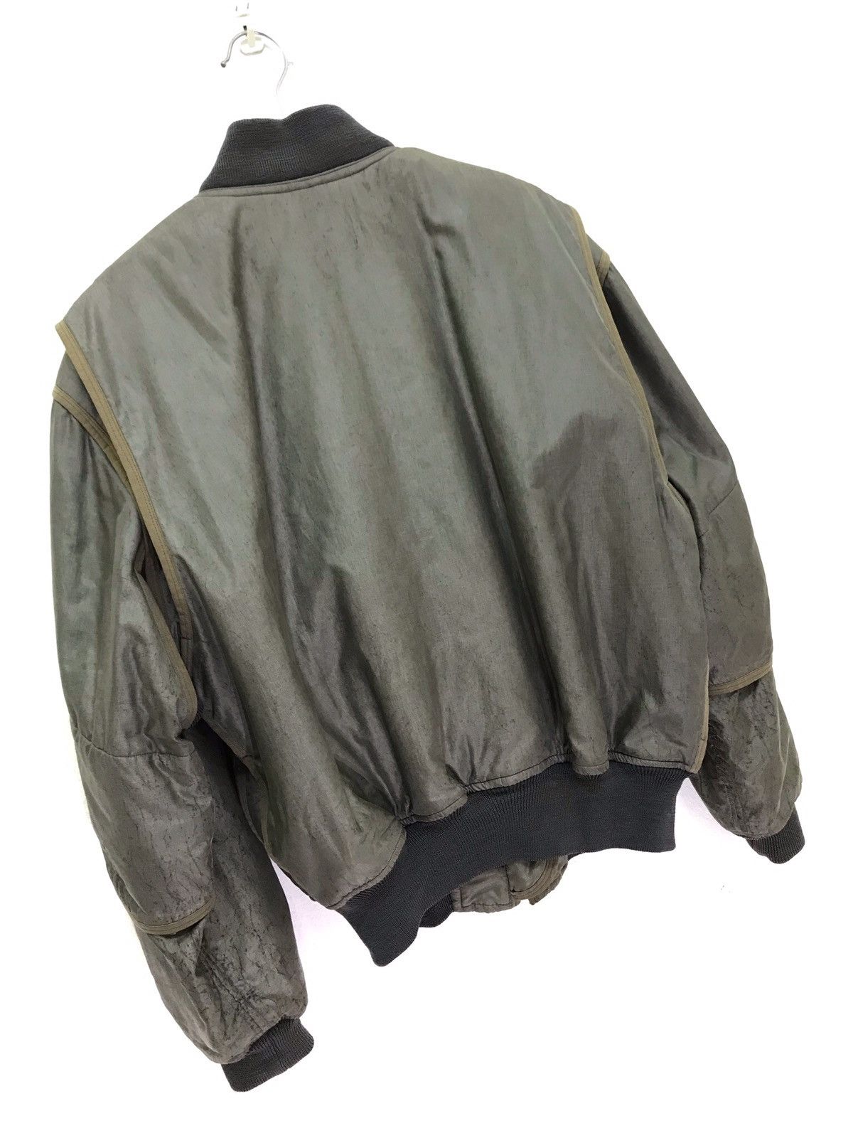 Issey Miyake 🔥Rare Vtg 80s Issey Miyake⚡Nylon Padding Bomber Jacket Size US M / EU 48-50 / 2 - 8 Thumbnail