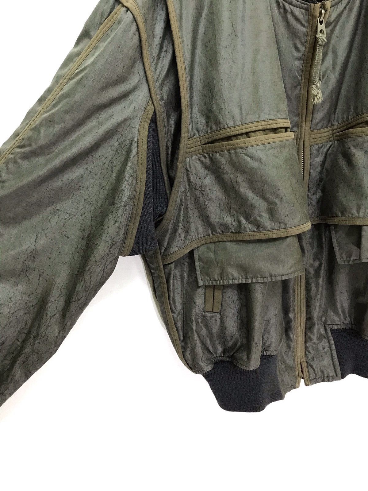 Issey Miyake 🔥Rare Vtg 80s Issey Miyake⚡Nylon Padding Bomber Jacket Size US M / EU 48-50 / 2 - 7 Thumbnail