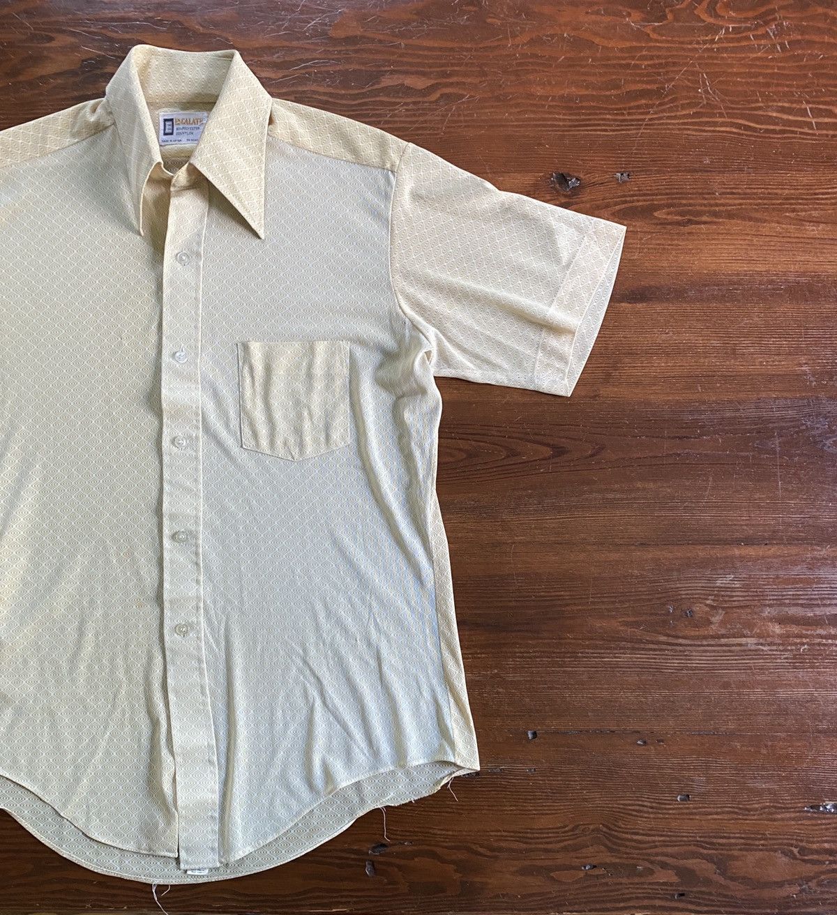 Vintage Vintage 60’s Escalate Sheer Poly Blend Button Up Size US L / EU 52-54 / 3 - 1 Thumbnail