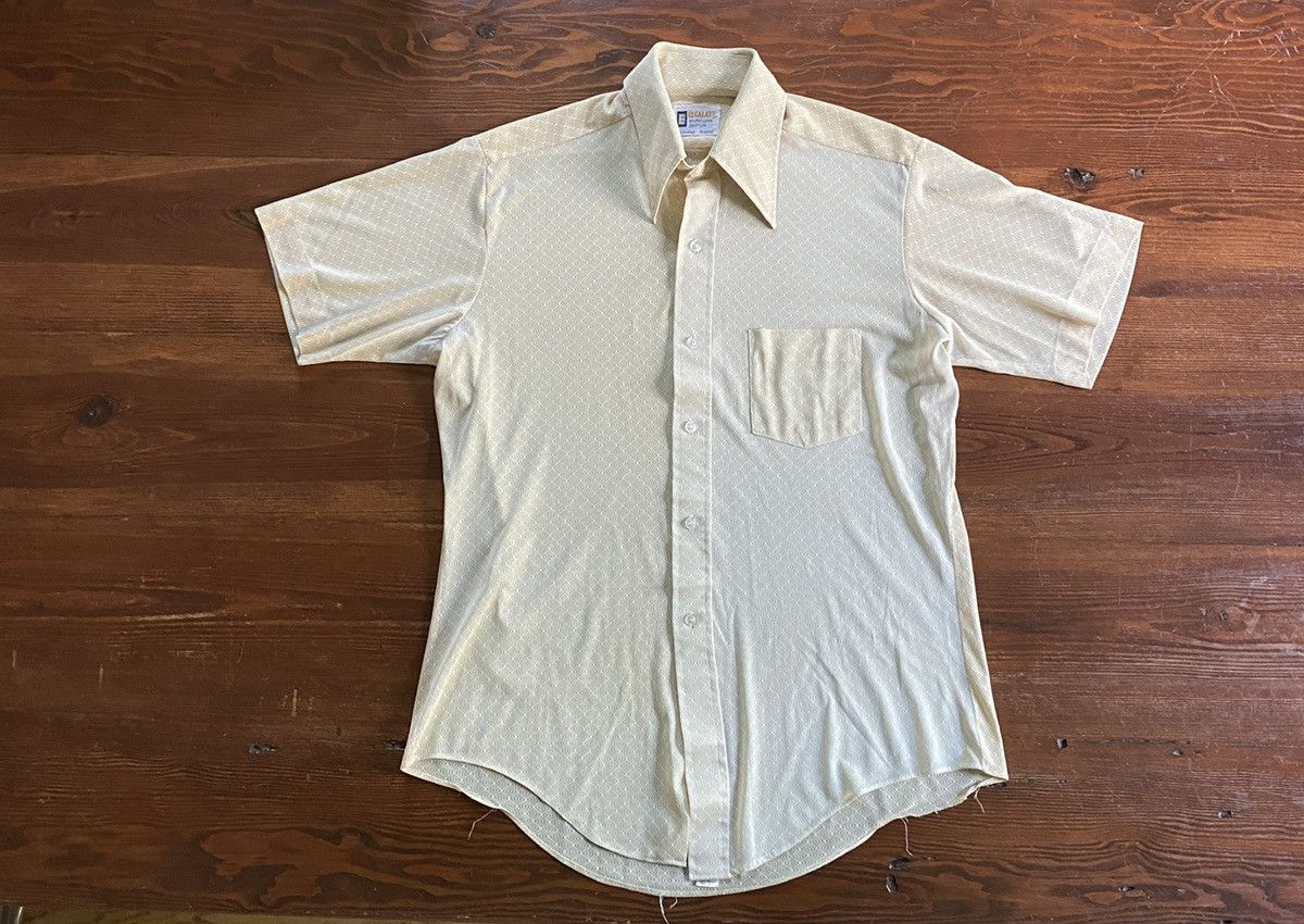 Vintage Vintage 60’s Escalate Sheer Poly Blend Button Up Size US L / EU 52-54 / 3 - 2 Thumbnail